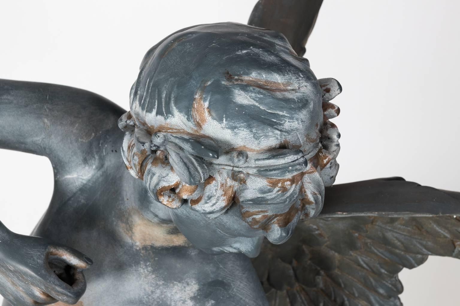 Neoclassical Fiberglass Garden Cupid