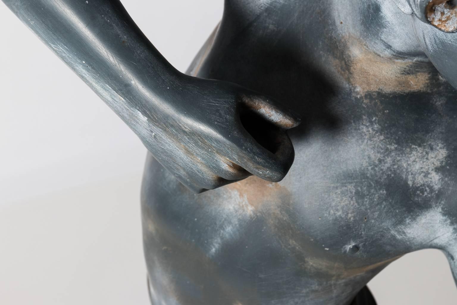 20th Century Fiberglass Garden Cupid