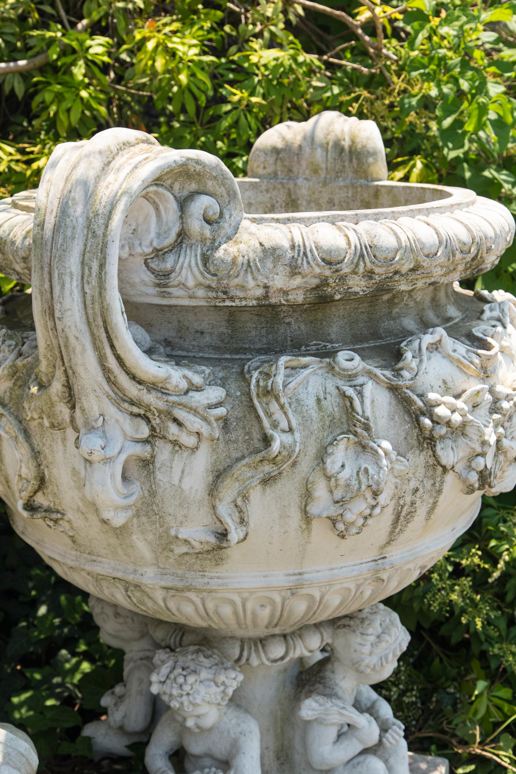 Fiberglass Garden Urn or Planter 4