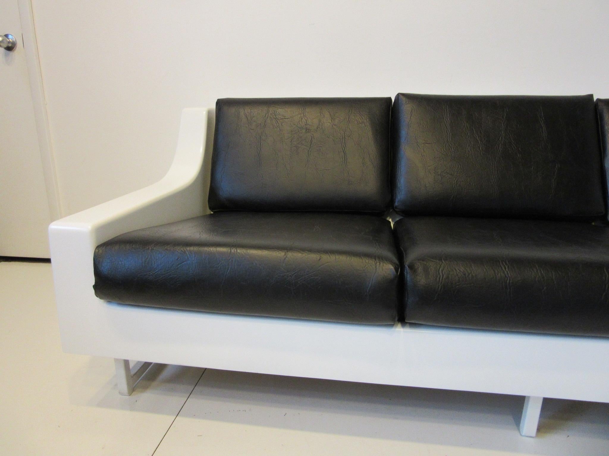Fiberglass Sofa by Home Crest in the Style of Brian Kane In Good Condition In Cincinnati, OH