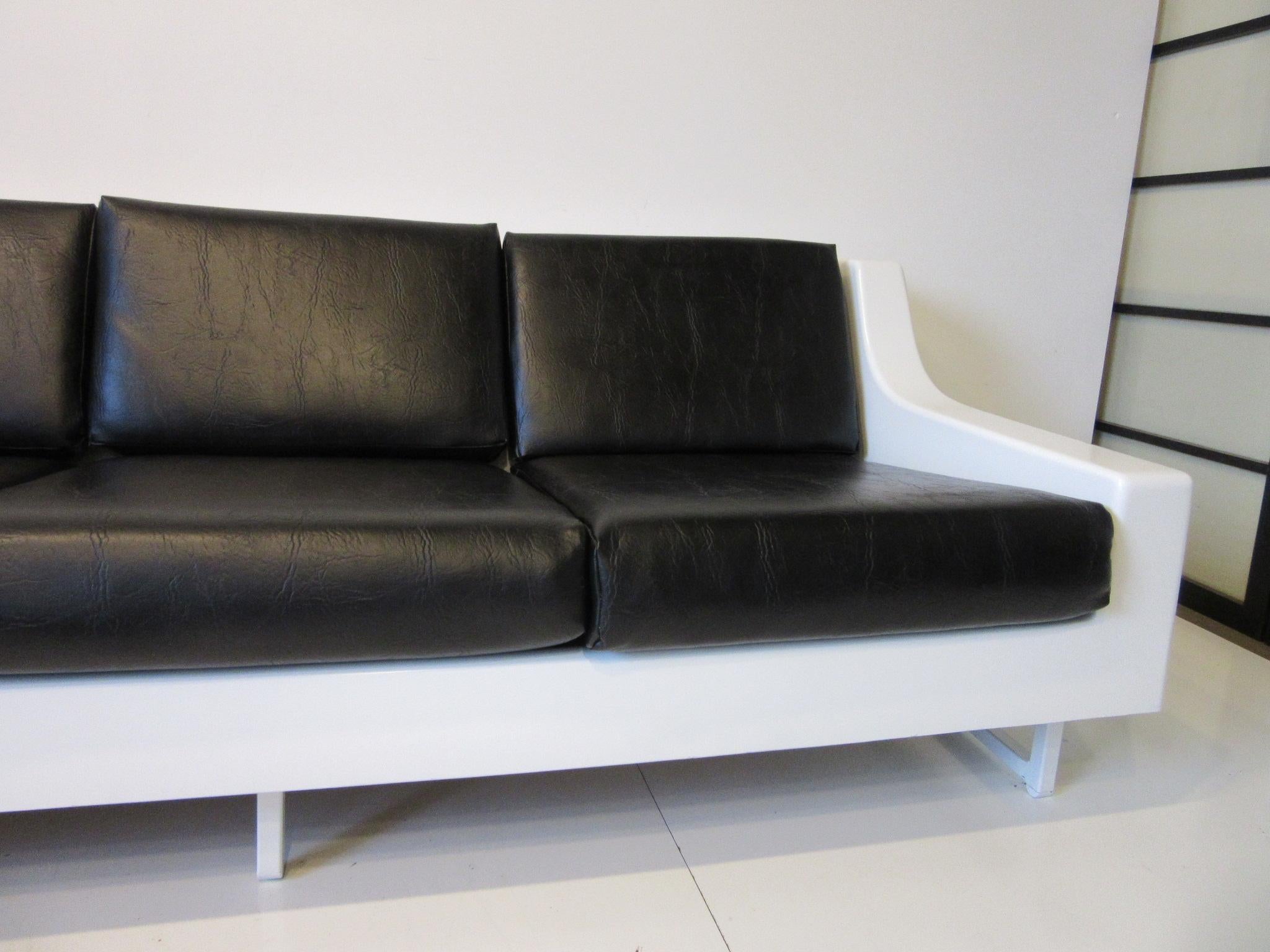 20th Century Fiberglass Sofa by Home Crest in the Style of Brian Kane