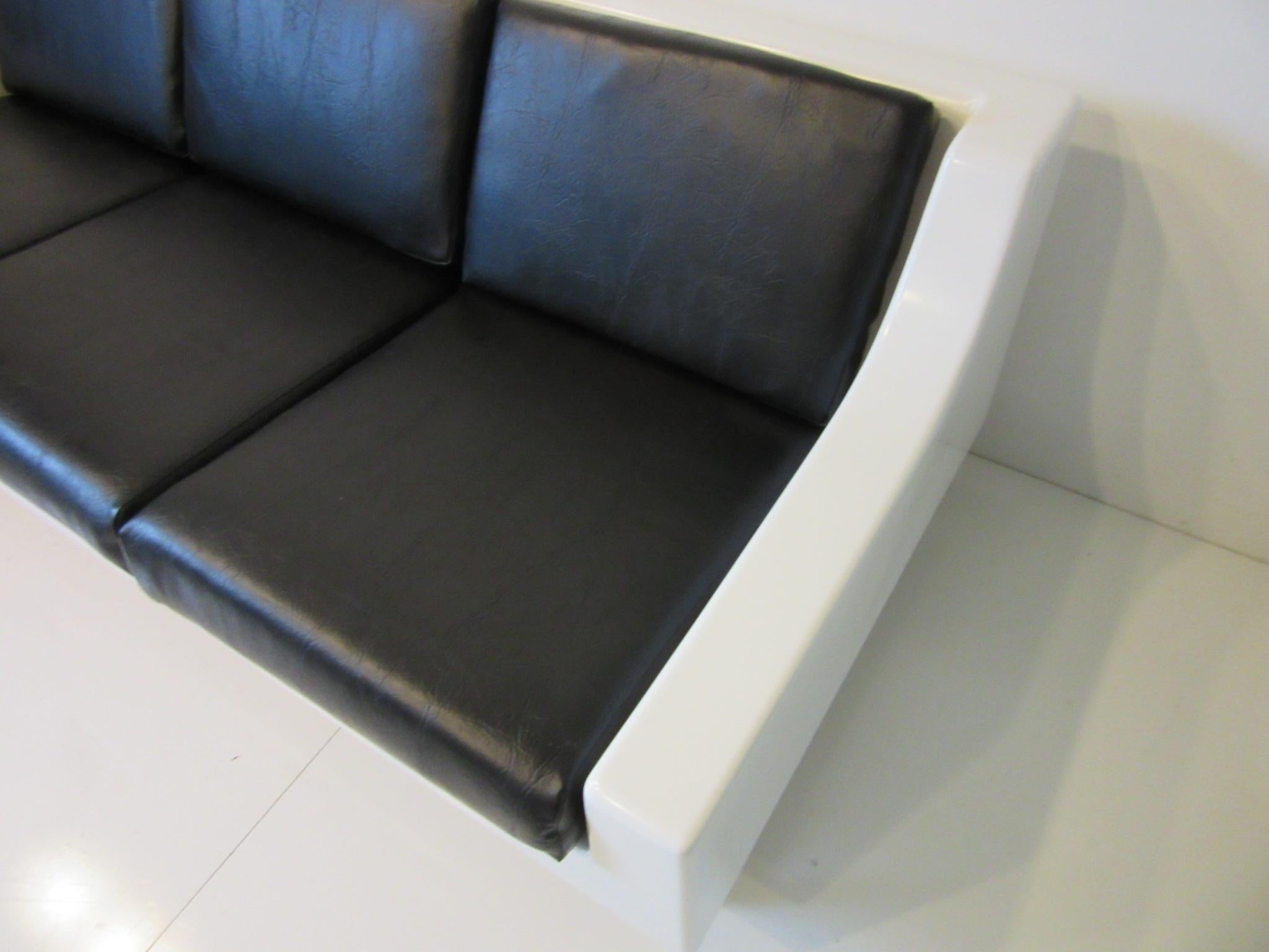 Fiberglass Sofa by Home Crest in the Style of Brian Kane 1