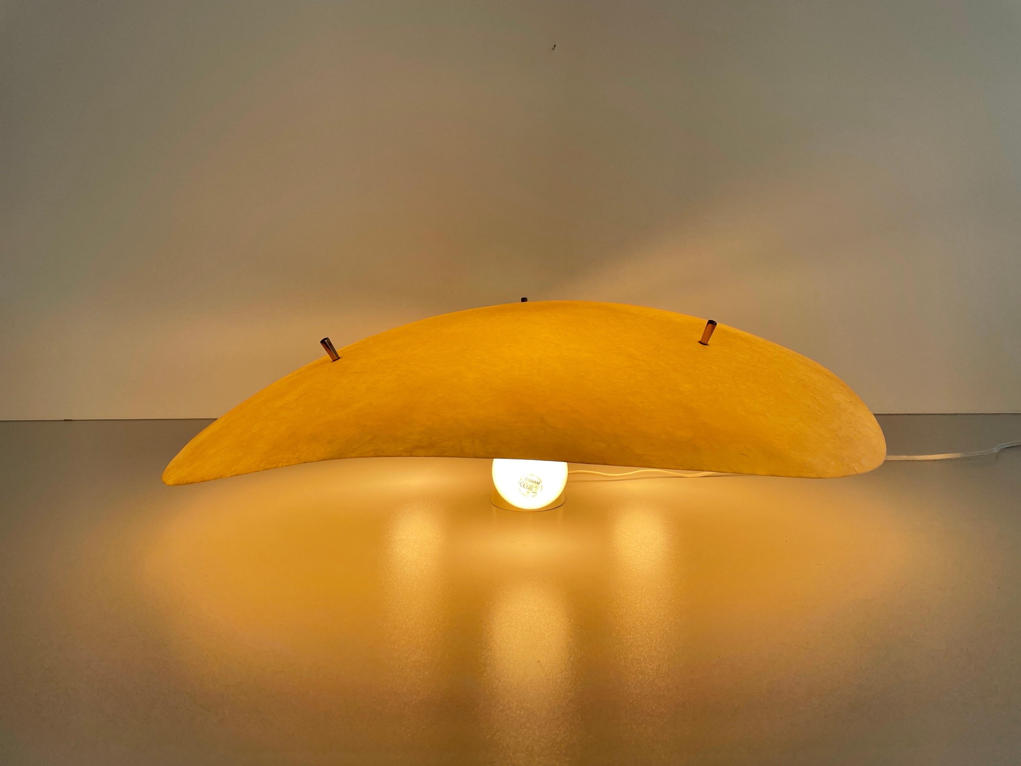 Fiberglass Large Flush Mount Ceiling Lamp, 1960s, Germany For Sale 8