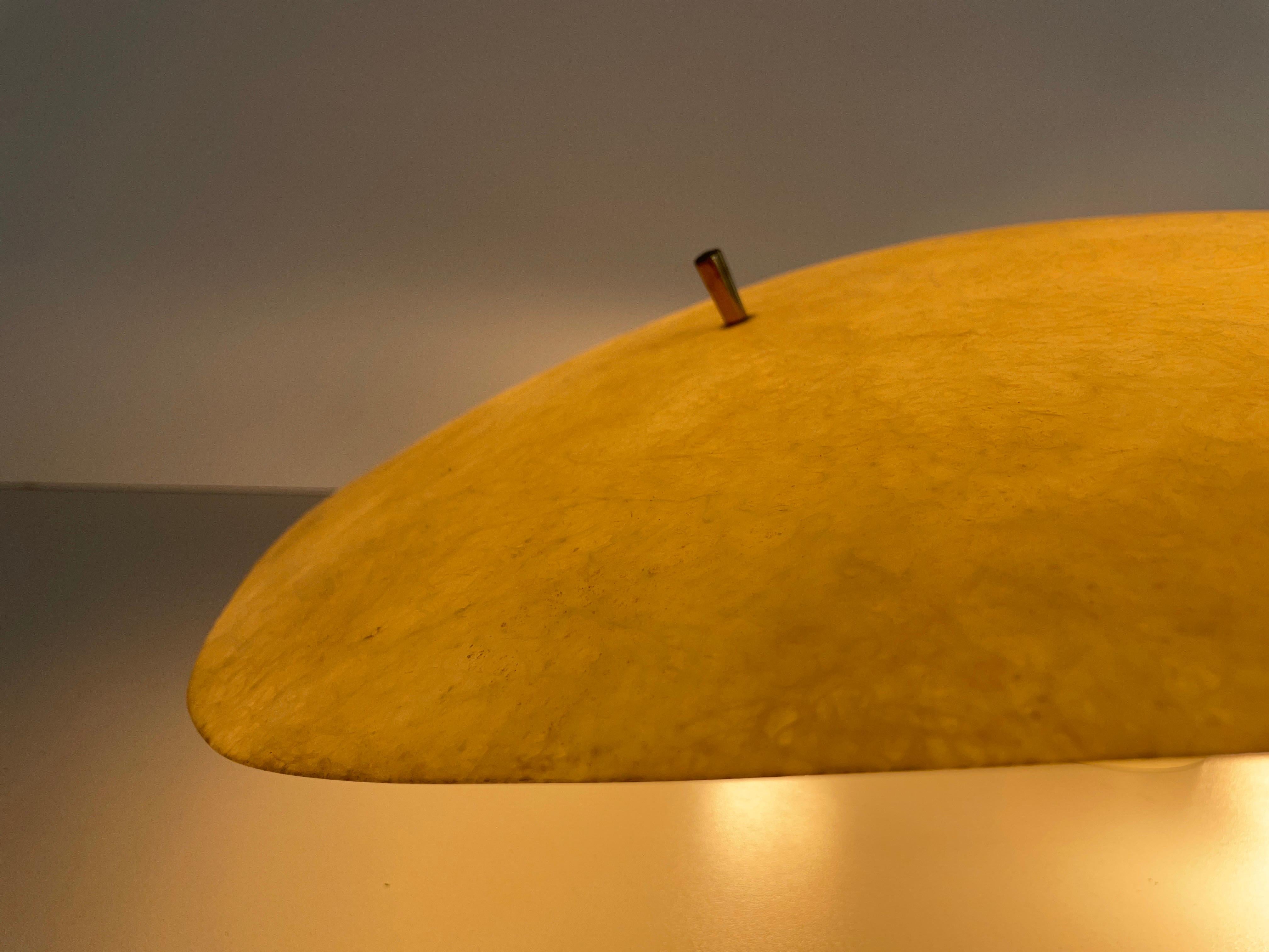 Lampada da soffitto a incasso grande in fibra di vetro, anni '60, Germania in vendita 9