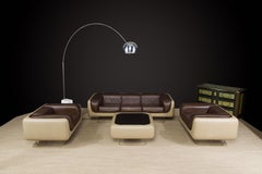Fiberglass Living Room Set by William Andrus for Steelcase, 1970s, Signed
