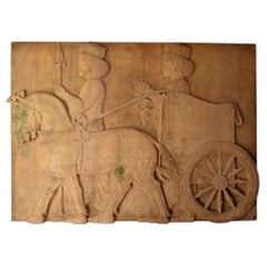 Fiberglass Mesopotamian Wall Art Movie Prop from Ben-Hur, 1959
