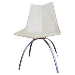 Fiberglass Origami Chair on Spider Base by Paul McCobb for St. John