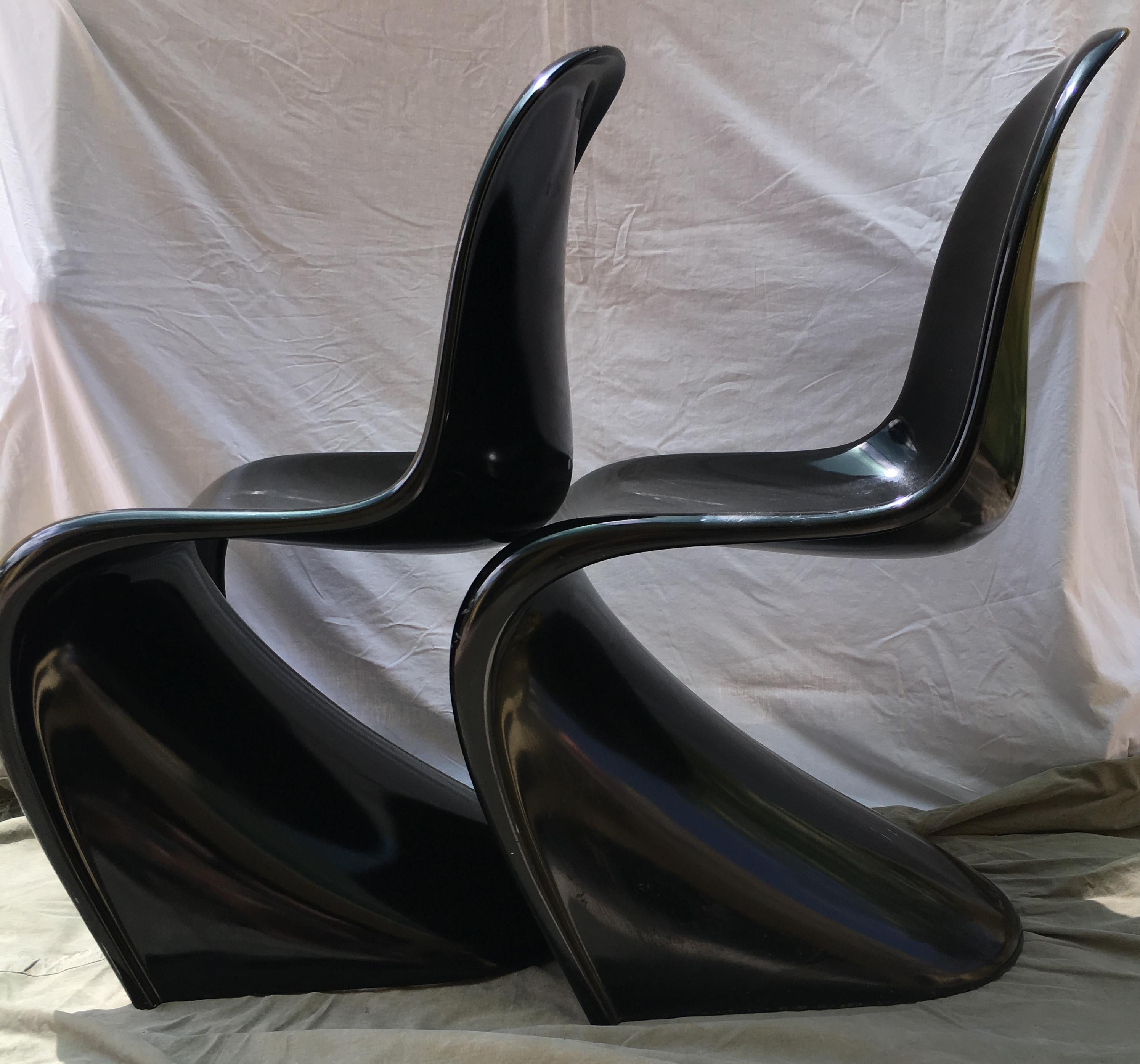 Fiberglass Panton Chairs by Verner Panton for Vitra 3