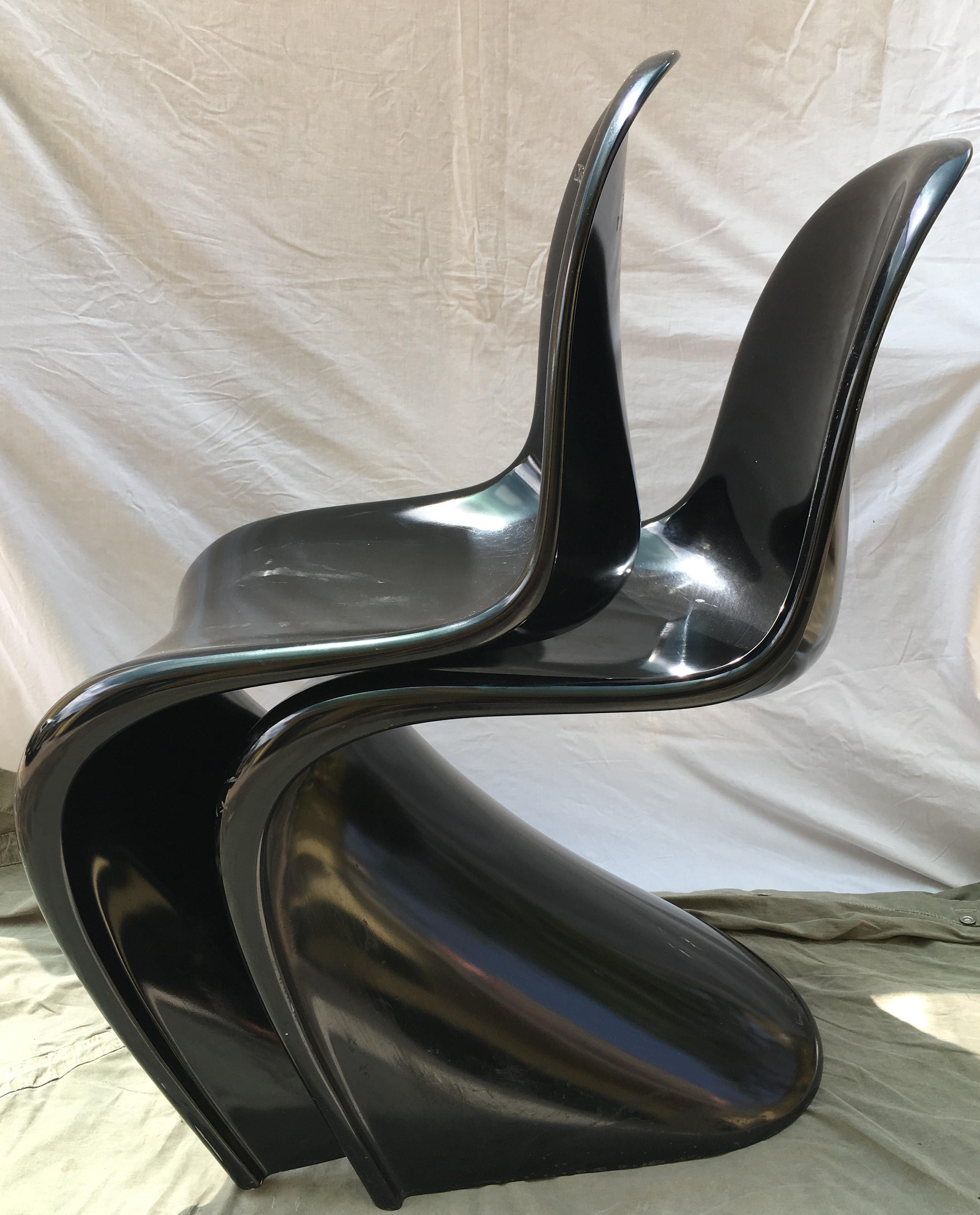 Fiberglass Panton Chairs by Verner Panton for Vitra 2