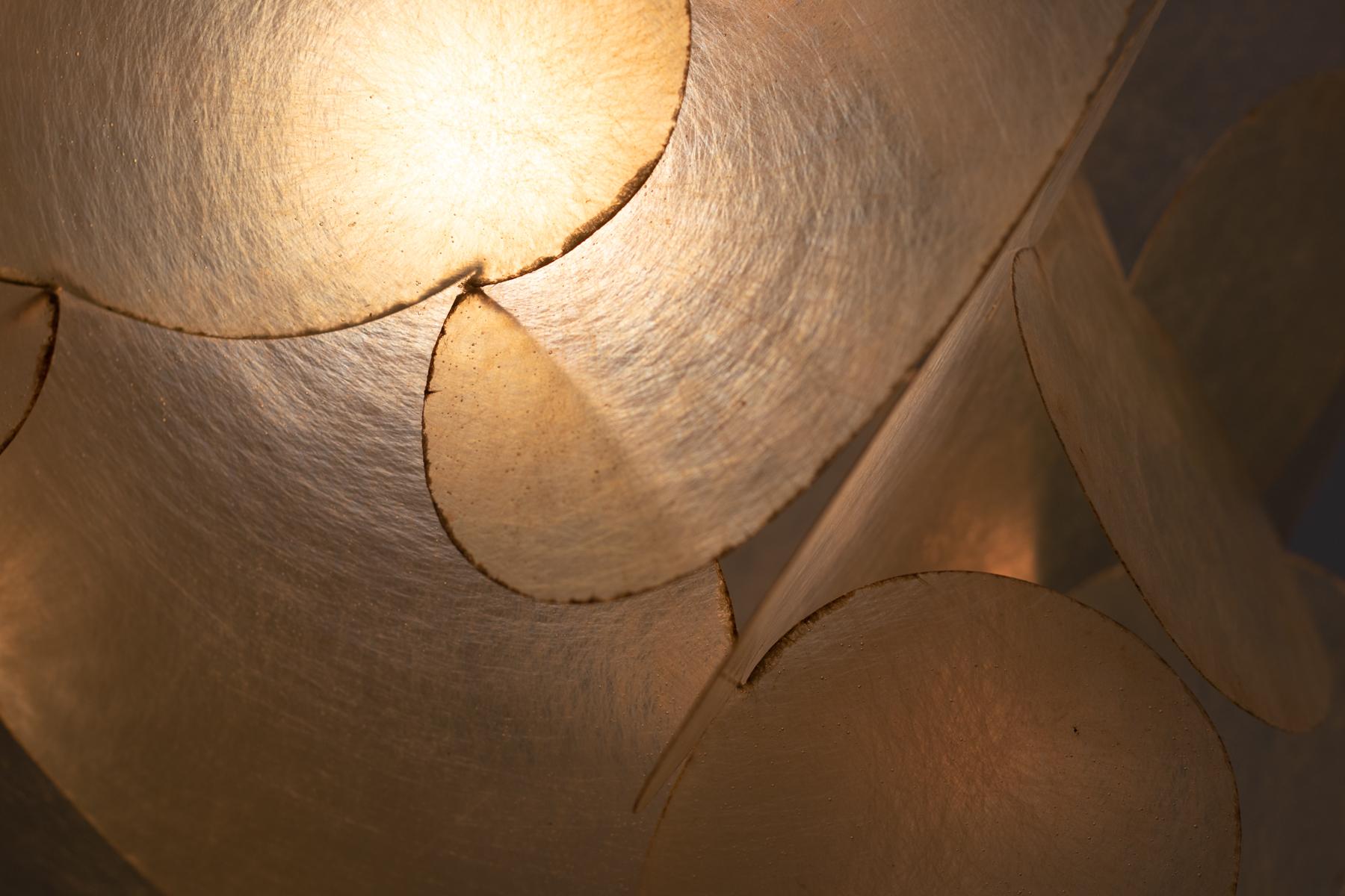 Fiberglass pendant by Enrico Botta for Sundown, Italy 1968 3