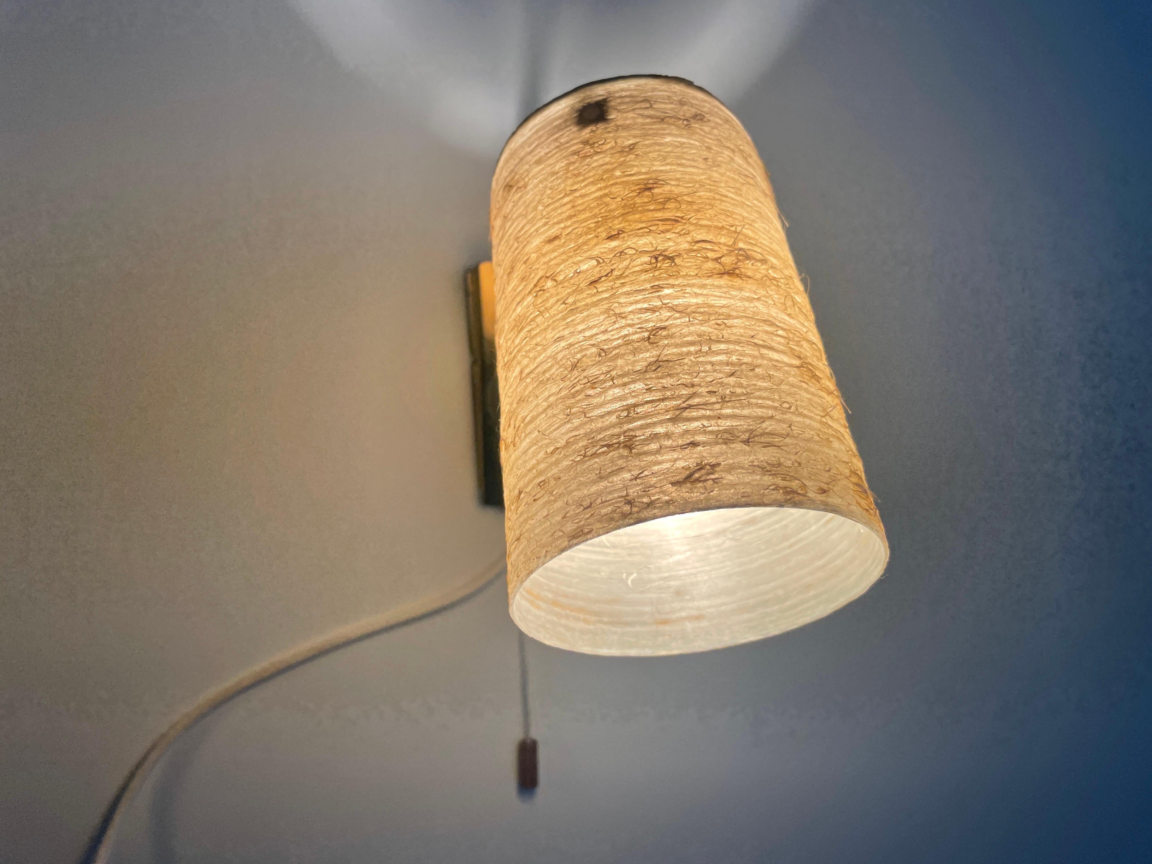 Gooseneck-Wandleuchter mit Glasfaserschirm, 1960er Jahre, Deutschland im Angebot 9