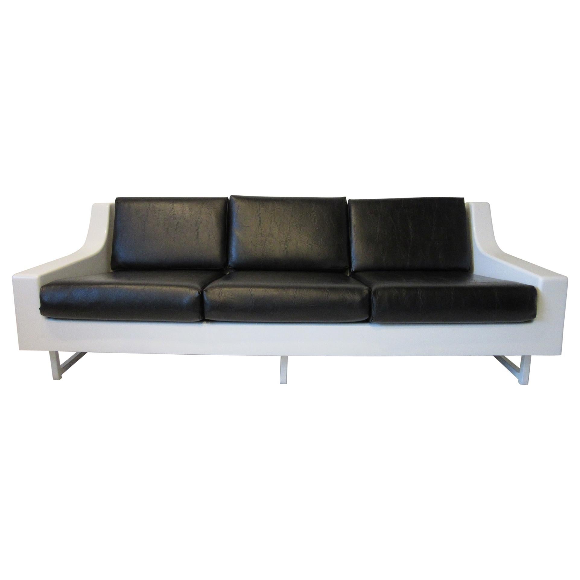 Fiberglass Sofa by Home Crest in the Style of Brian Kane