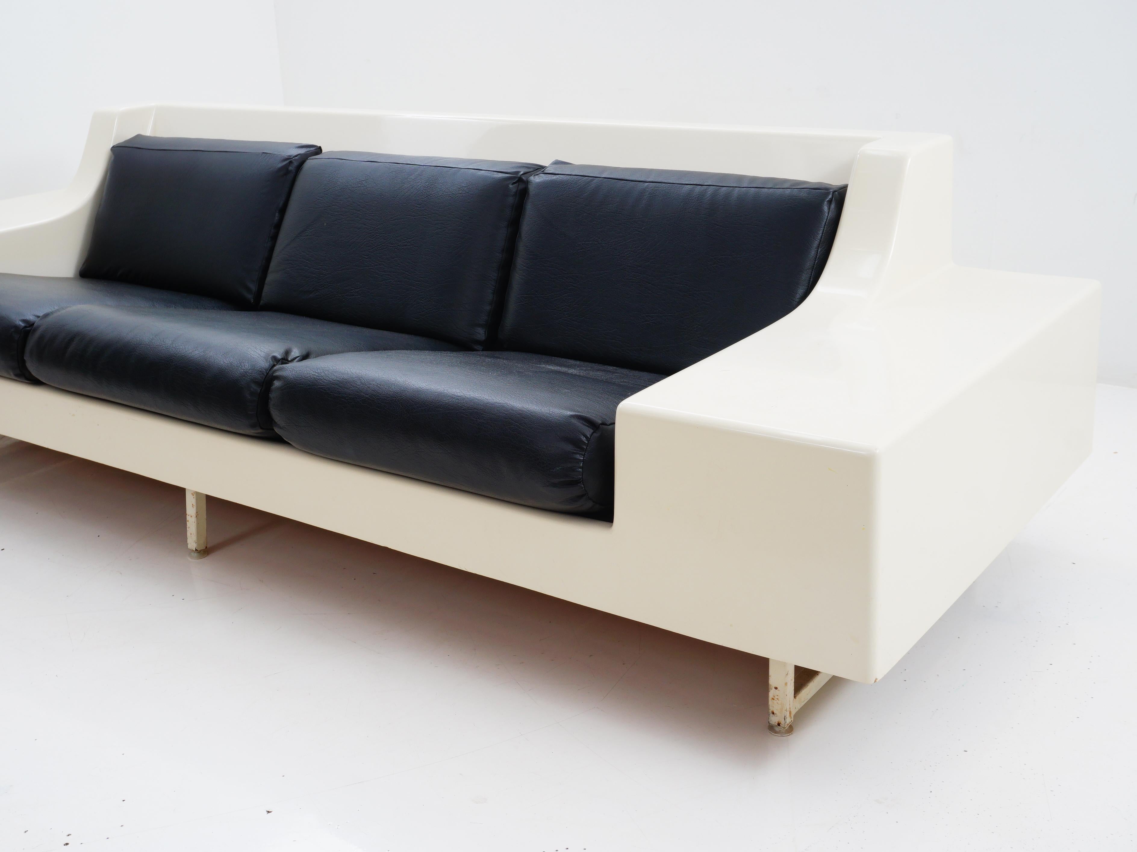Mid-Century Modern Fiberglass Sofa by Homecrest, 1965