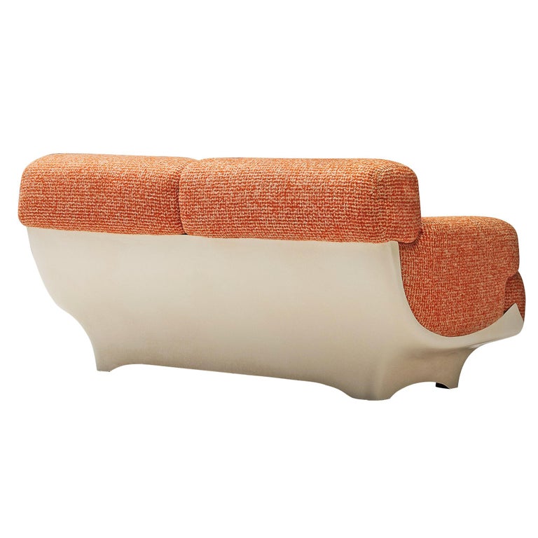 Fiberglass Sofa in Original Upholstery For Sale at 1stDibs