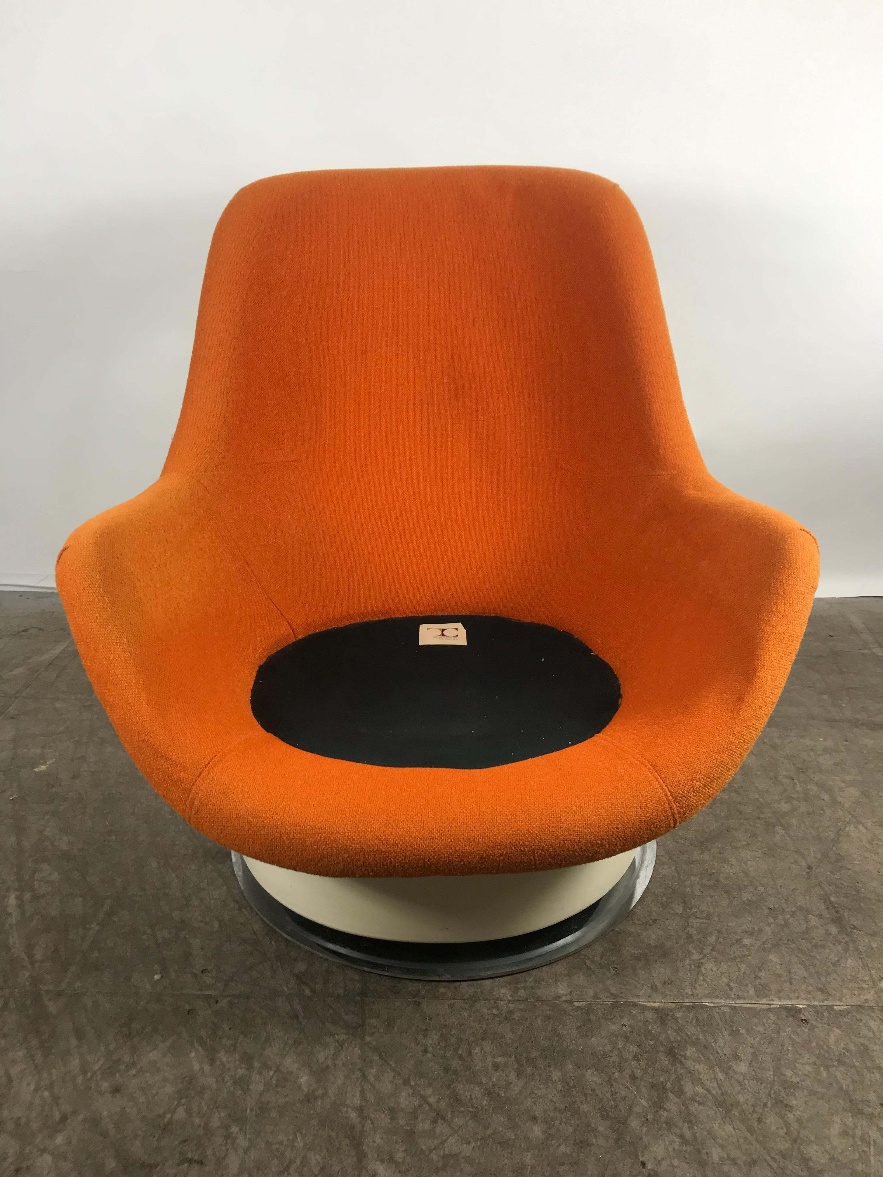 space age swivel chair