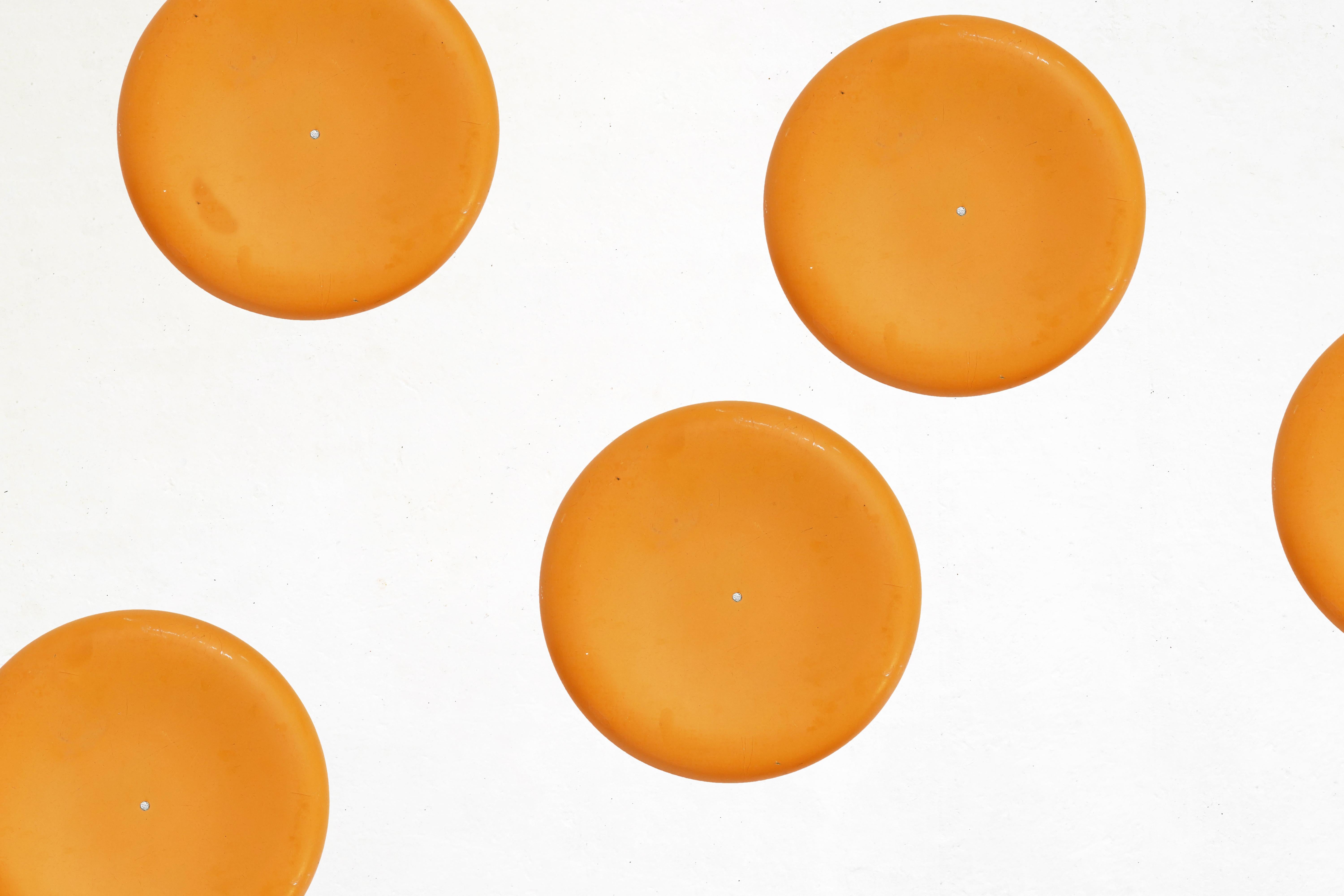 orange round pill no markings