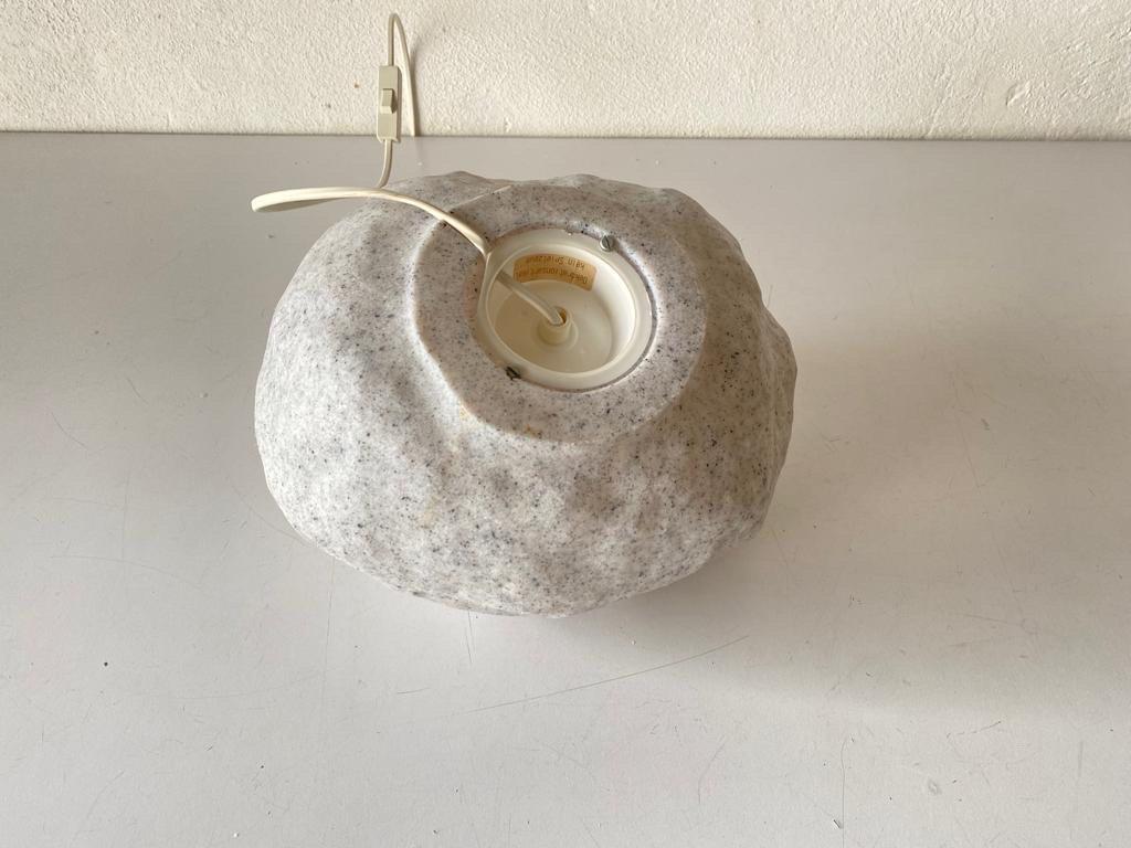 Fiberglass Table Lamp in Stone Form by Heito, 1980s, Germany For Sale 5