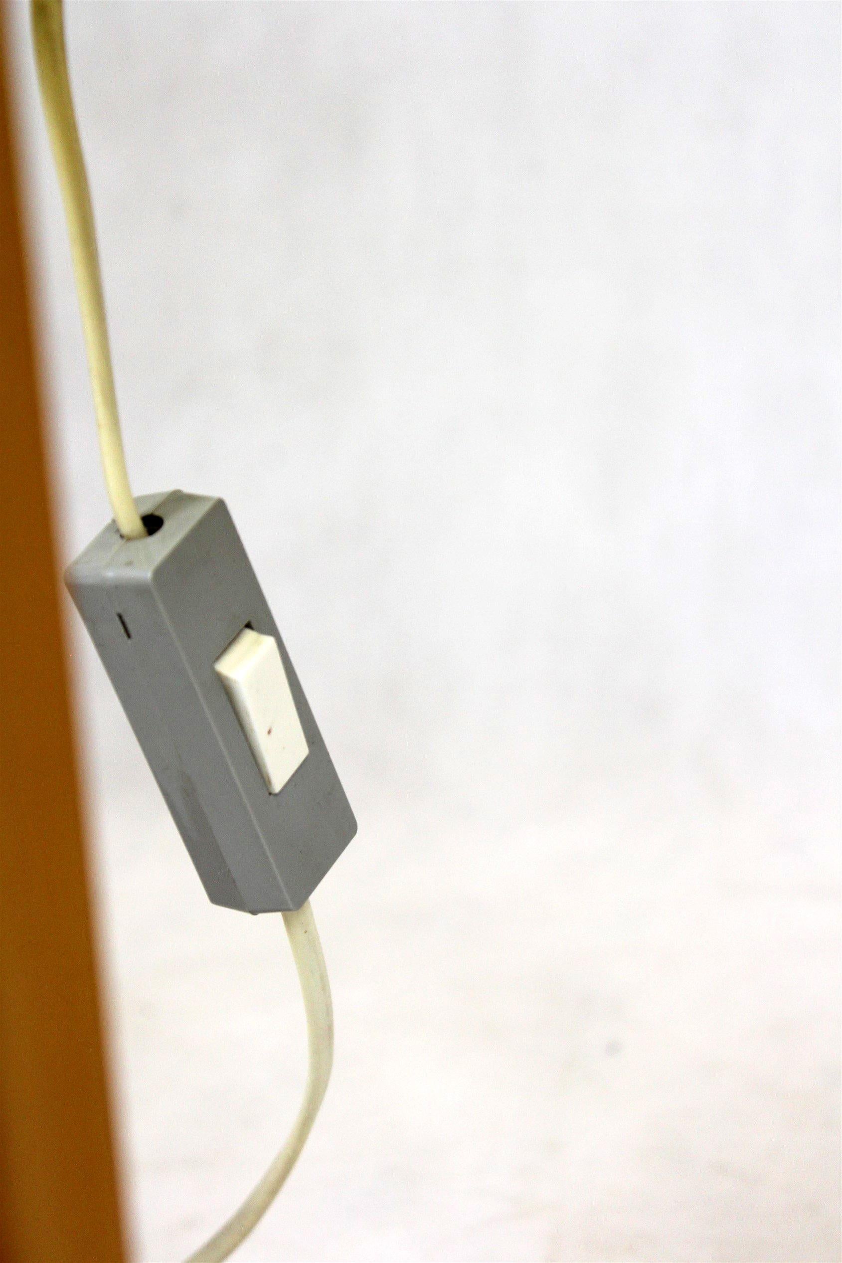 Fiberglass & Wood Rocket Floor Lamp from Novoplast Sered, 1960s 6