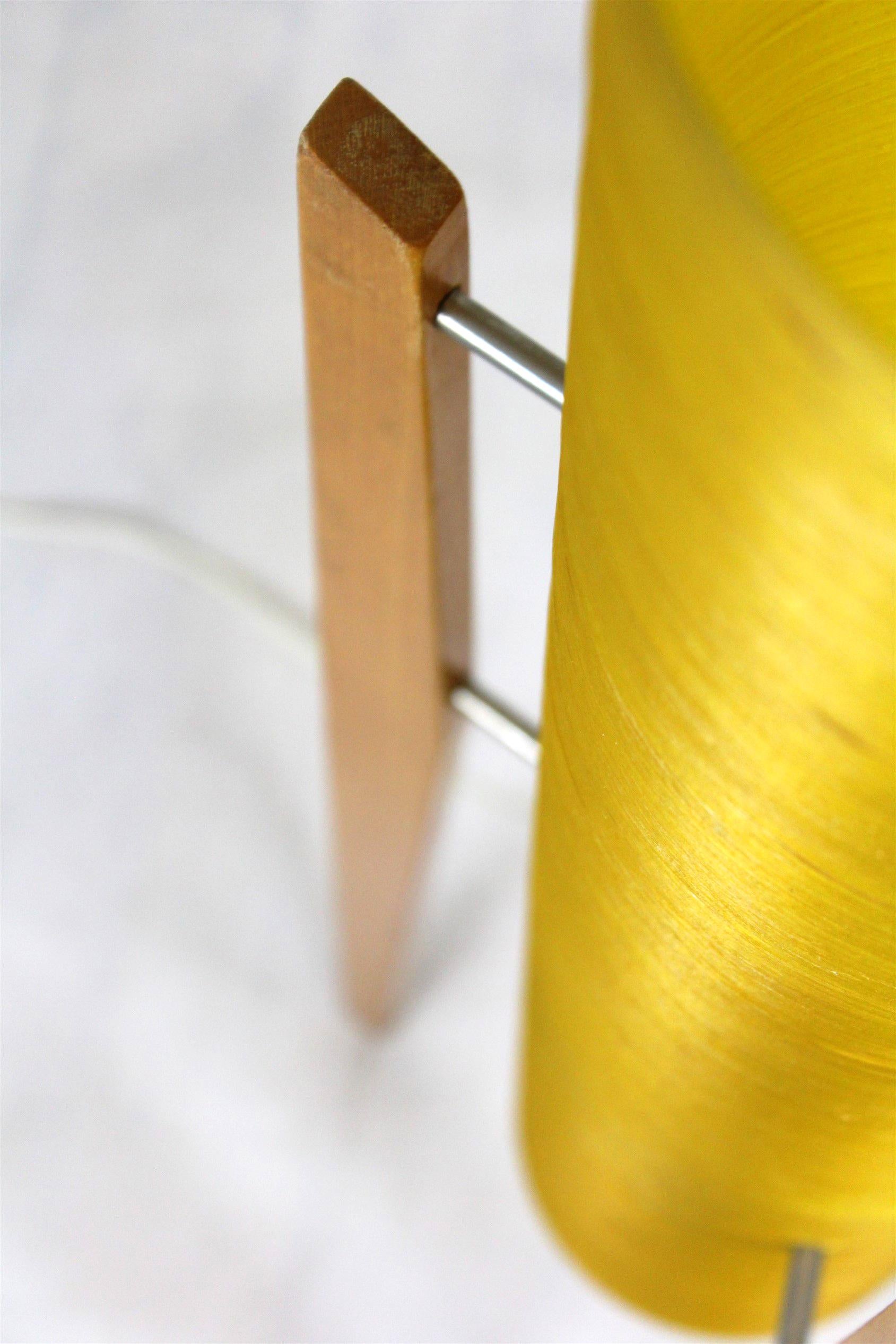 Fiberglass & Wood Rocket Floor Lamp from Novoplast Sered, 1960s 2