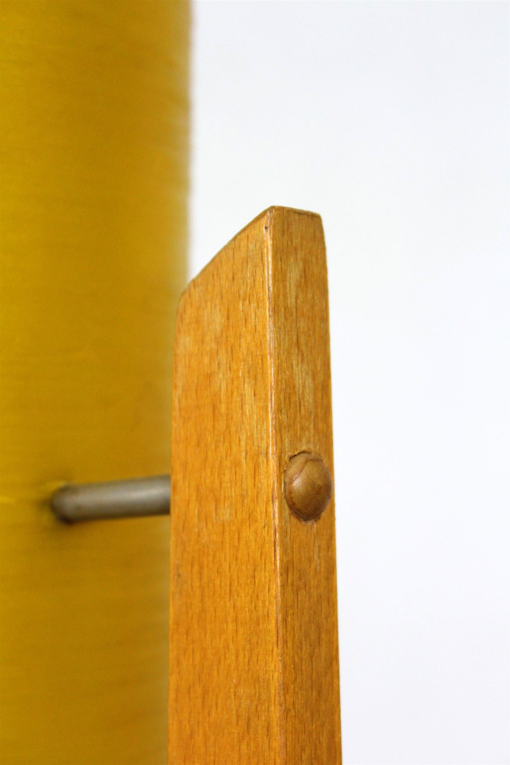 Fiberglass & Wood Rocket Floor Lamp from Novoplast Sered, 1960s 4