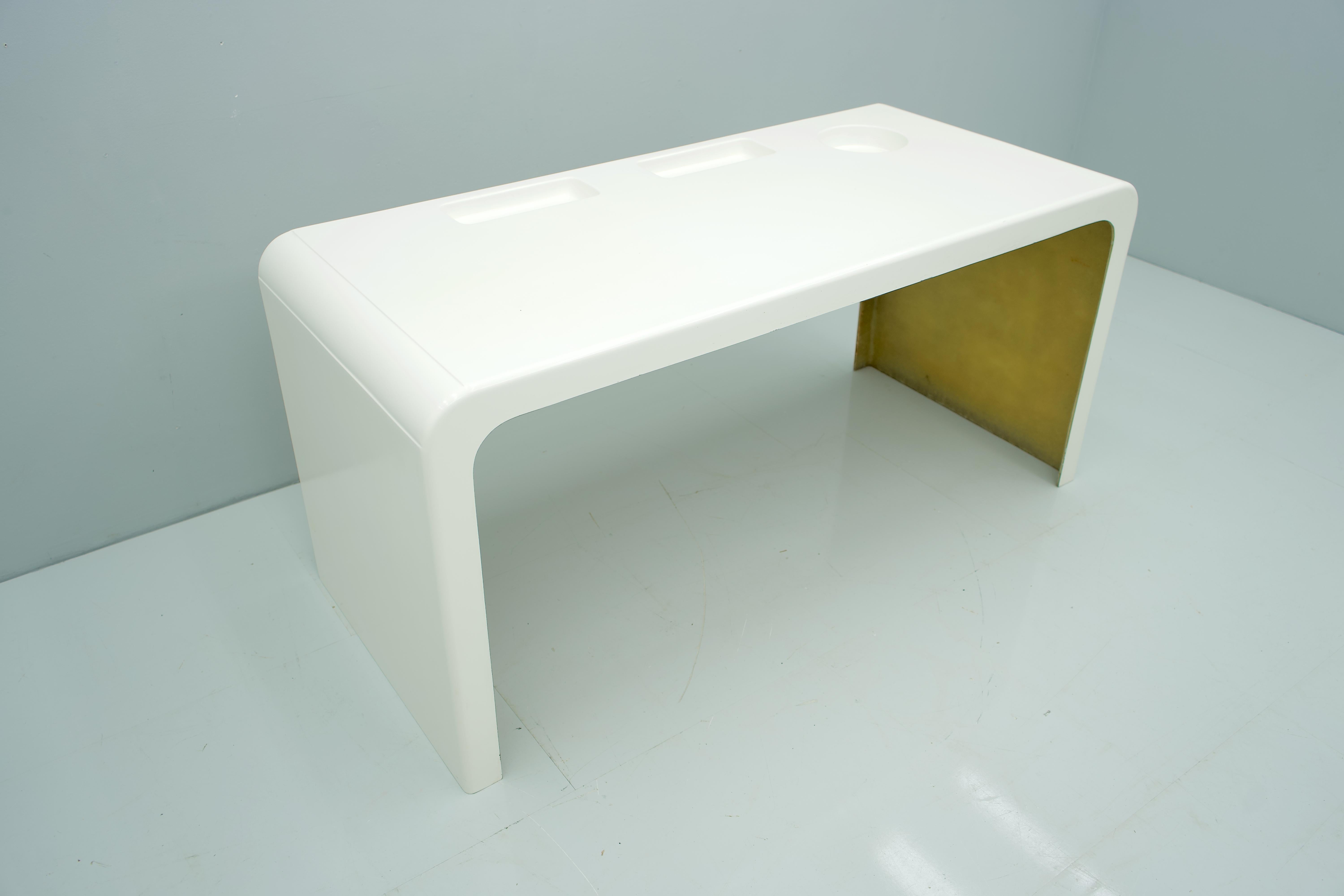 Mid-Century Modern Fiberglass Writing Desk, Germany, 1960s For Sale