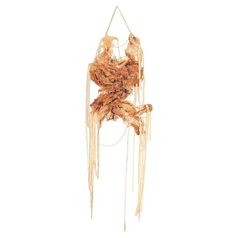 Fibers Contemporary Abstract Made with Mixed Media Sculpture von Kim Mesches