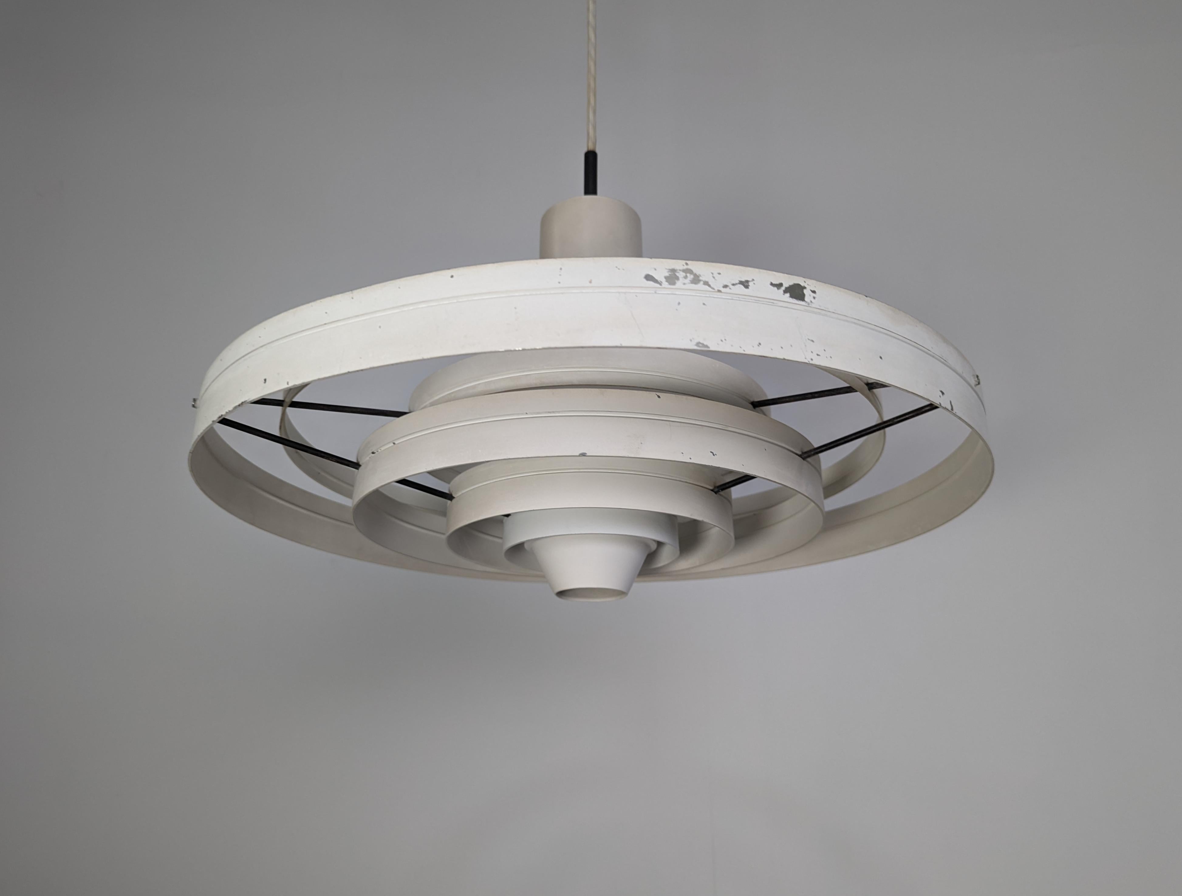 Metal Fibonacci Ceiling Lamp by Sophus Frandsen for Fog & Morup, Denmark 1960s