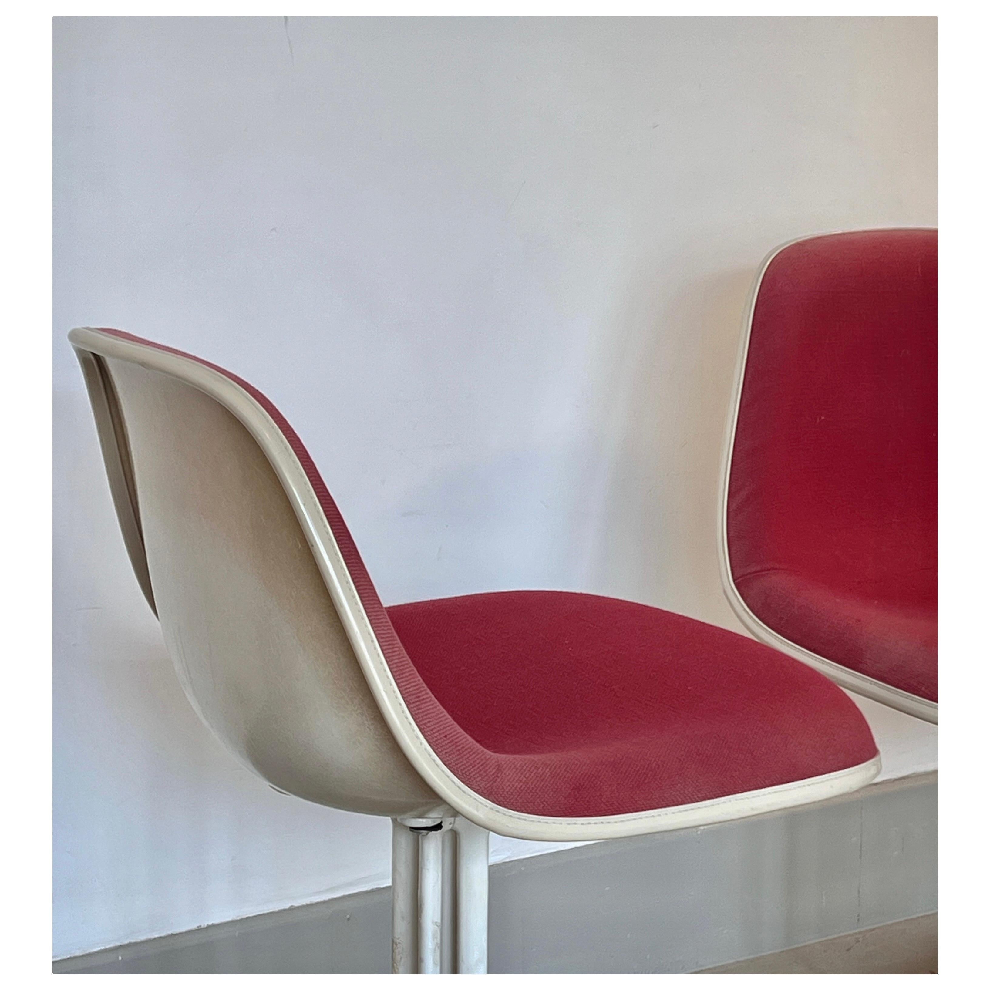Fibreglass La Fonda Chair by Charles & Ray Eames for Vitra, 1960s For Sale 2