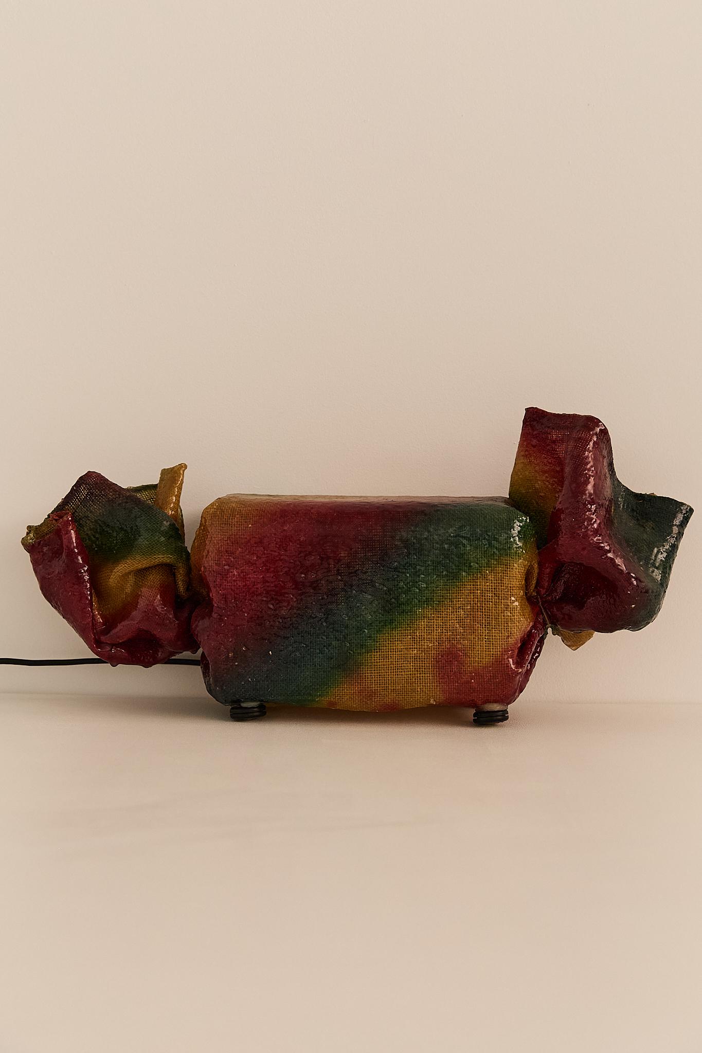 Francese Fibreglass Lamp by Lionel Le Scornec in vendita