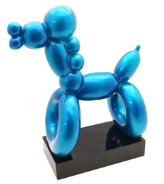 Fibreglass Sculpture of a Balloon Dog, Contemporary Art, 21st Century.