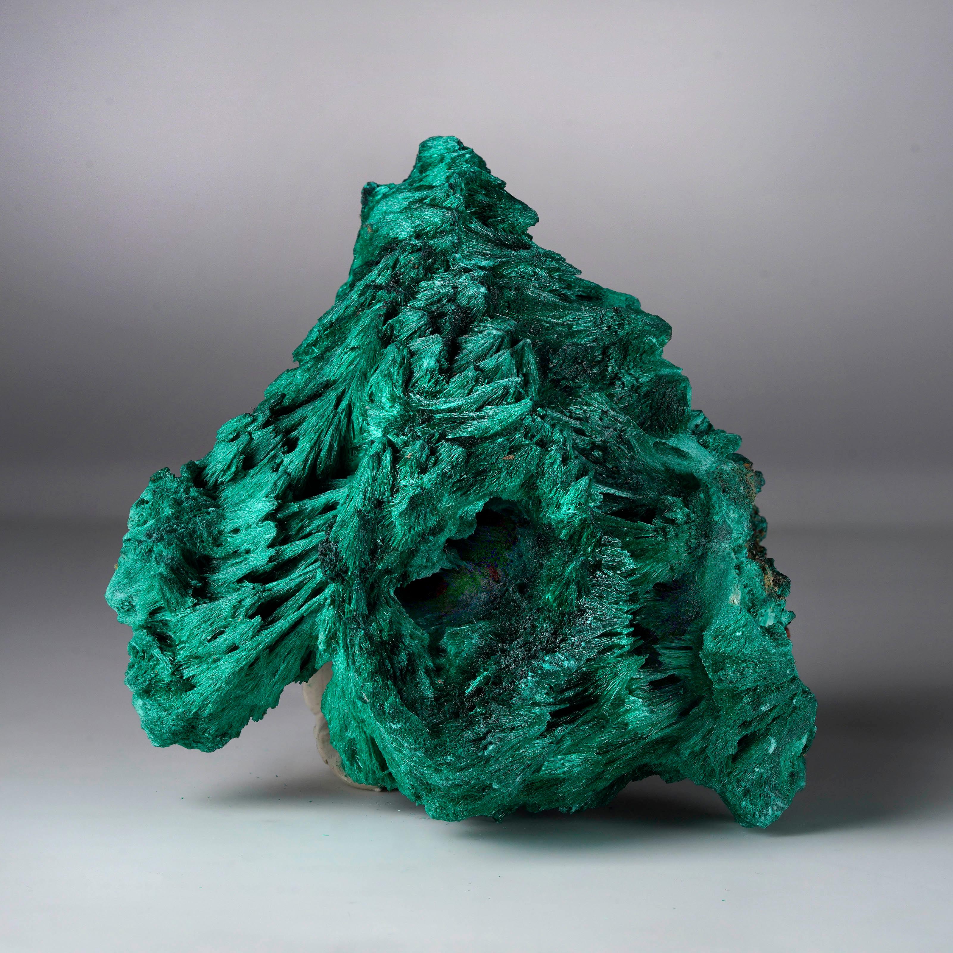 Malachite fibrosa - 321 grammi in vendita 1