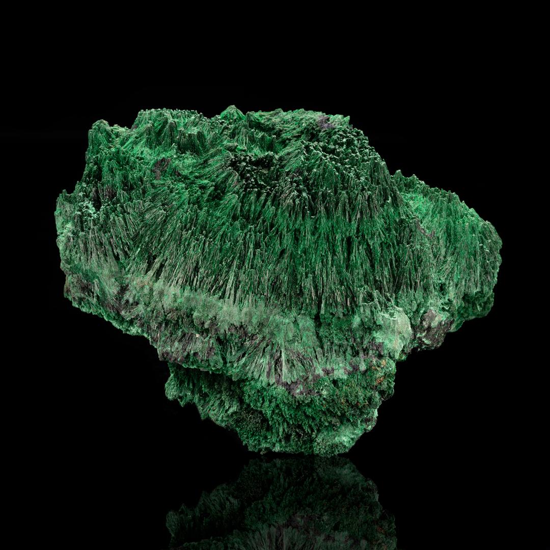 Fibrous Malachite // 3.57 Lb. In New Condition For Sale In New York, NY