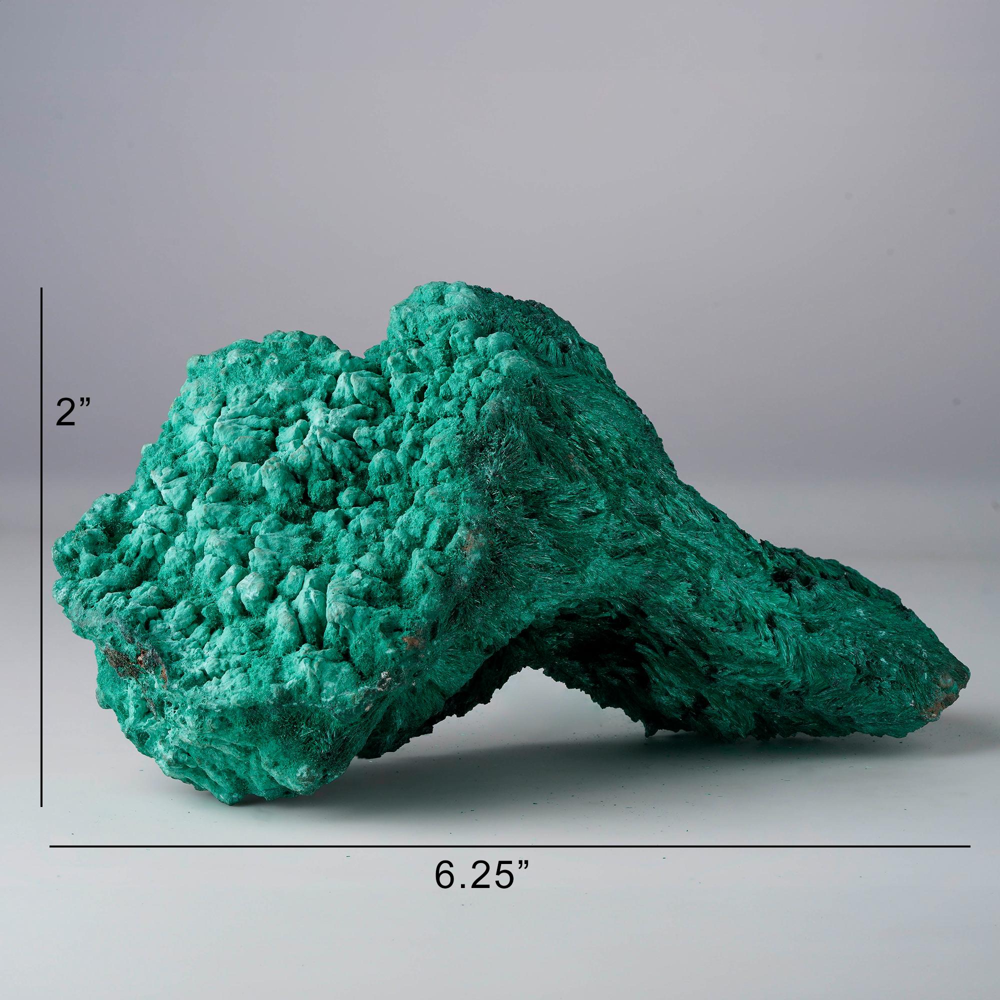 Malachite fibrosa - 567 grammi in vendita 3