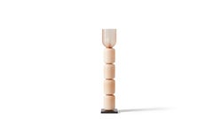 Ficapula Floor Lamp with Glass And Marble Base by Cassina