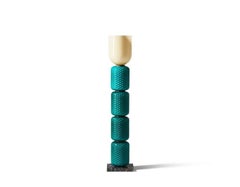 Ficapula Floor Lamp with Glass And Marble Base by Cassina