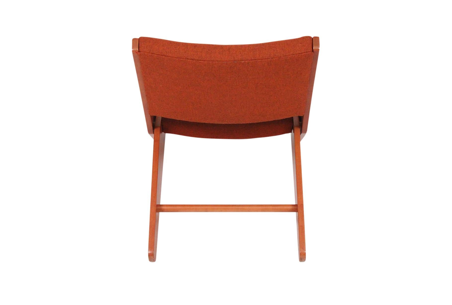 20th Century Ficks Reed Folding Lounge Chairs