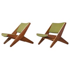 Ficks Reed Folding Lounge Chairs