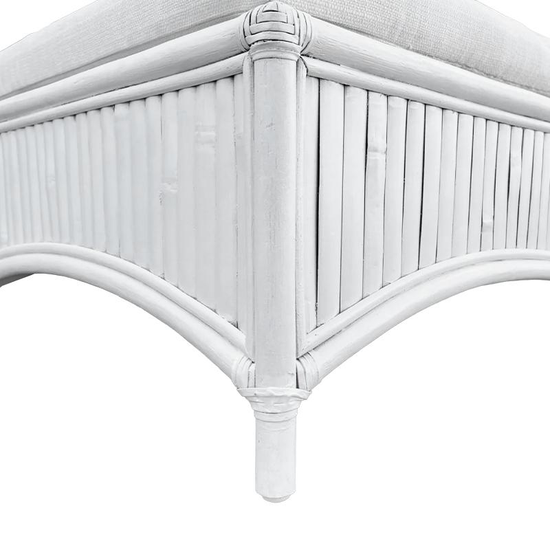 Ficks Reed  Large  Dos éventail en rotin fendu  Fauteuils Club et Ottoman en vente 10