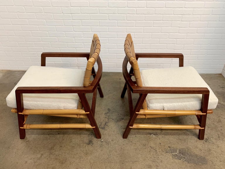Ficks Reed Midcentury Lounge Chairs at 1stDibs
