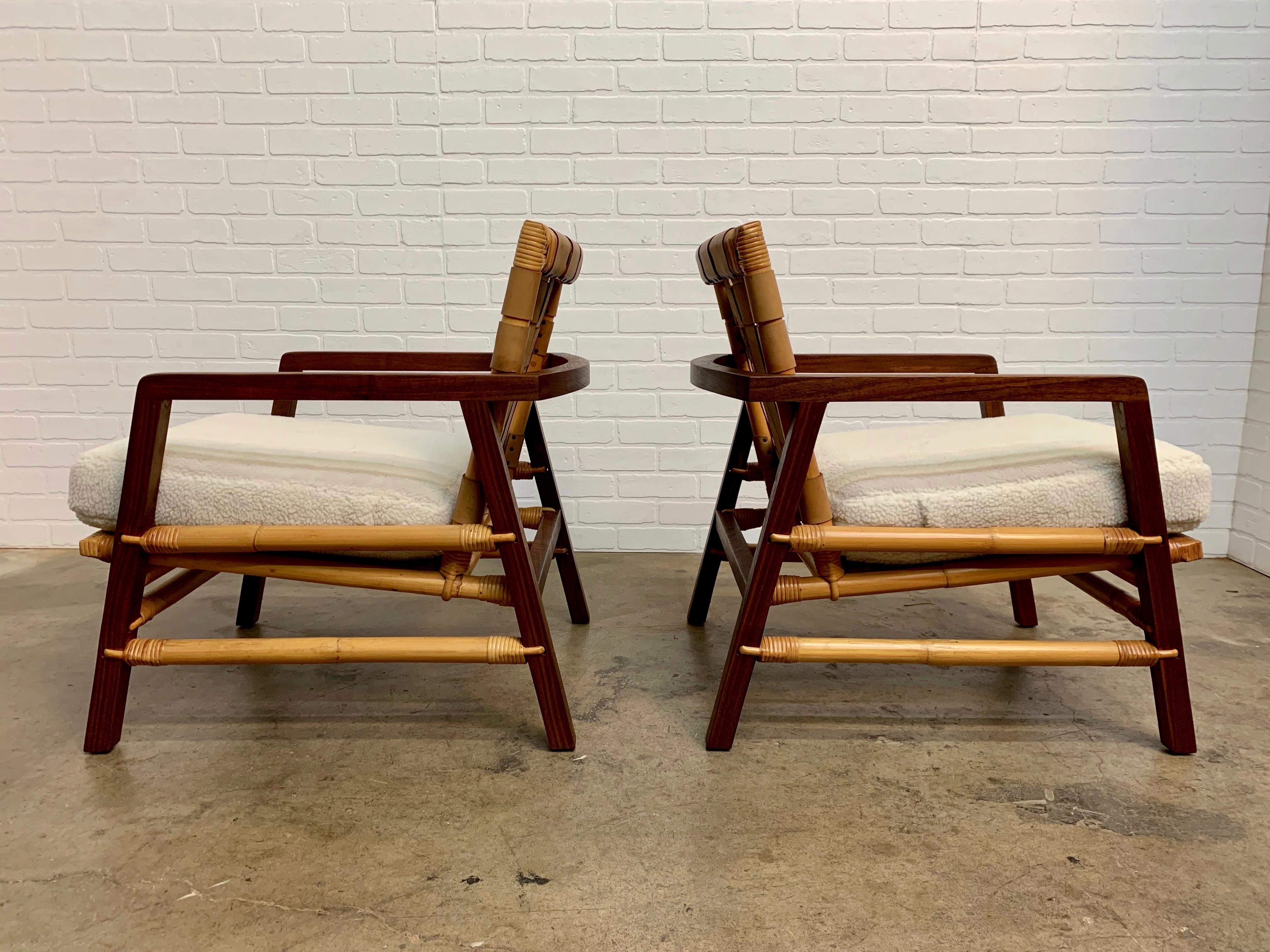 Ficks Reed Midcentury Lounge Chairs 1