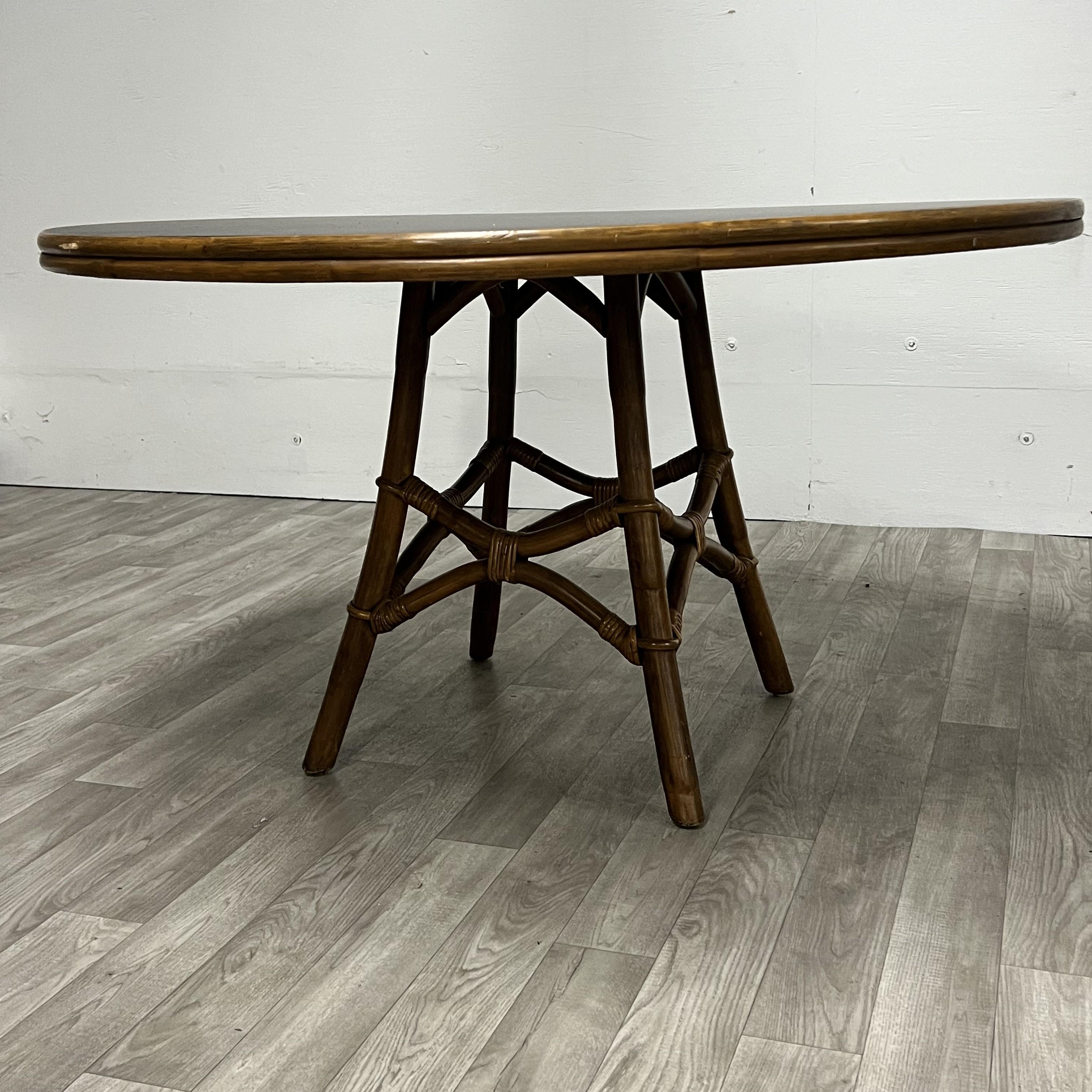 Ficks Reed Mid Century Modern Dining Set For Sale 1