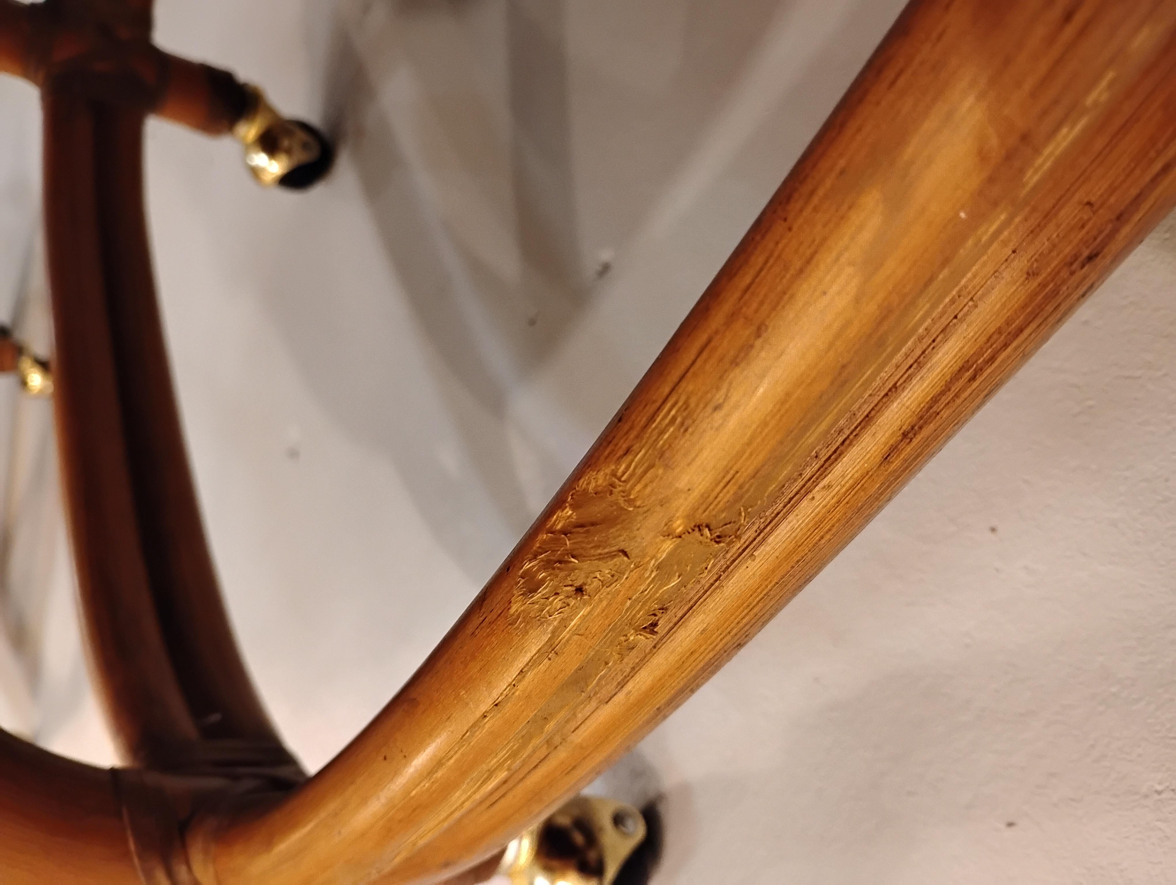 Set da pranzo in rattan del metà secolo di Ficks Reed in vendita 10