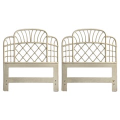 Ficks Reed Pair of Rattan Headboards