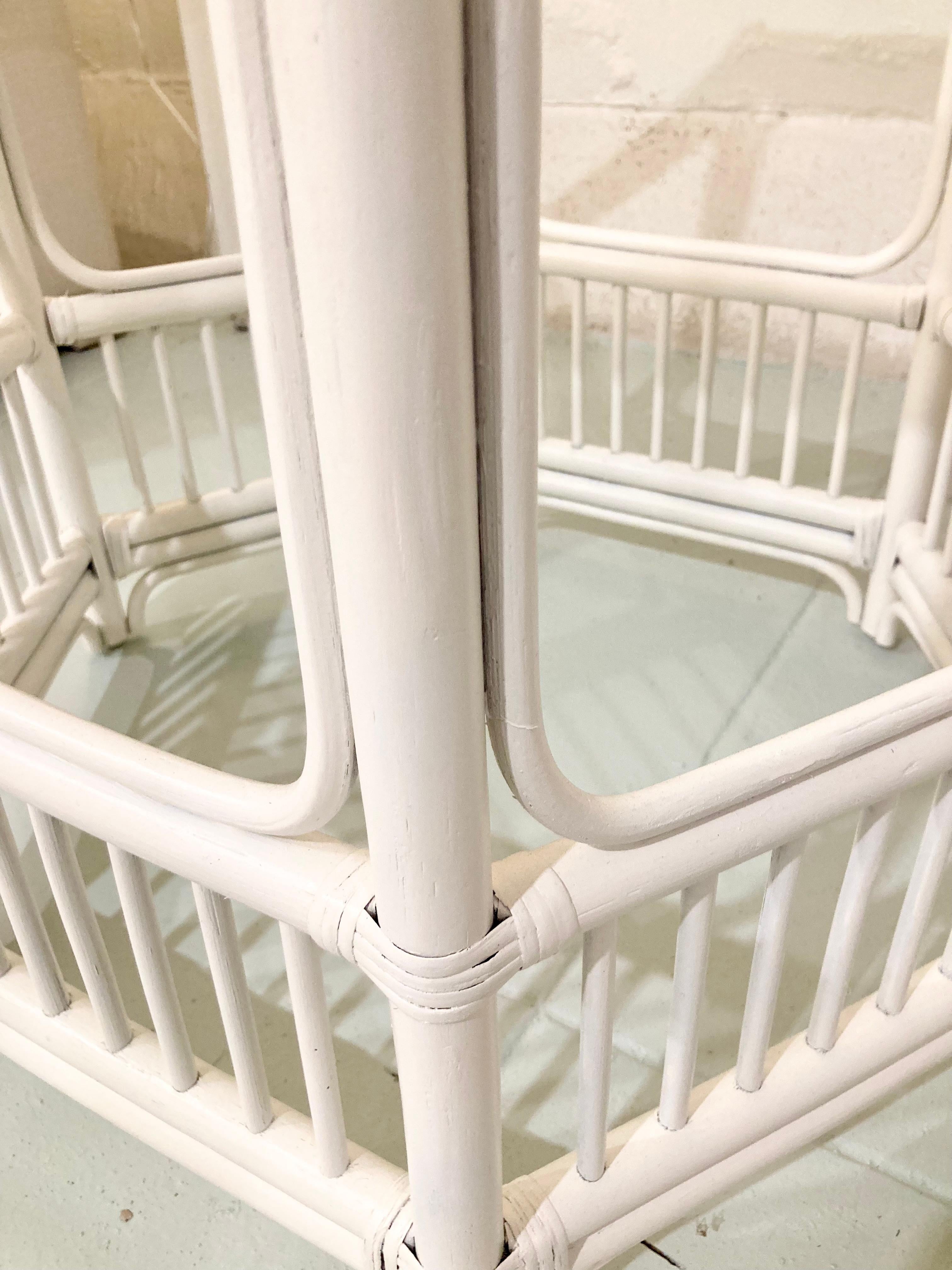 Ficks Reed Rattan Dining Table Base Only For Sale 5