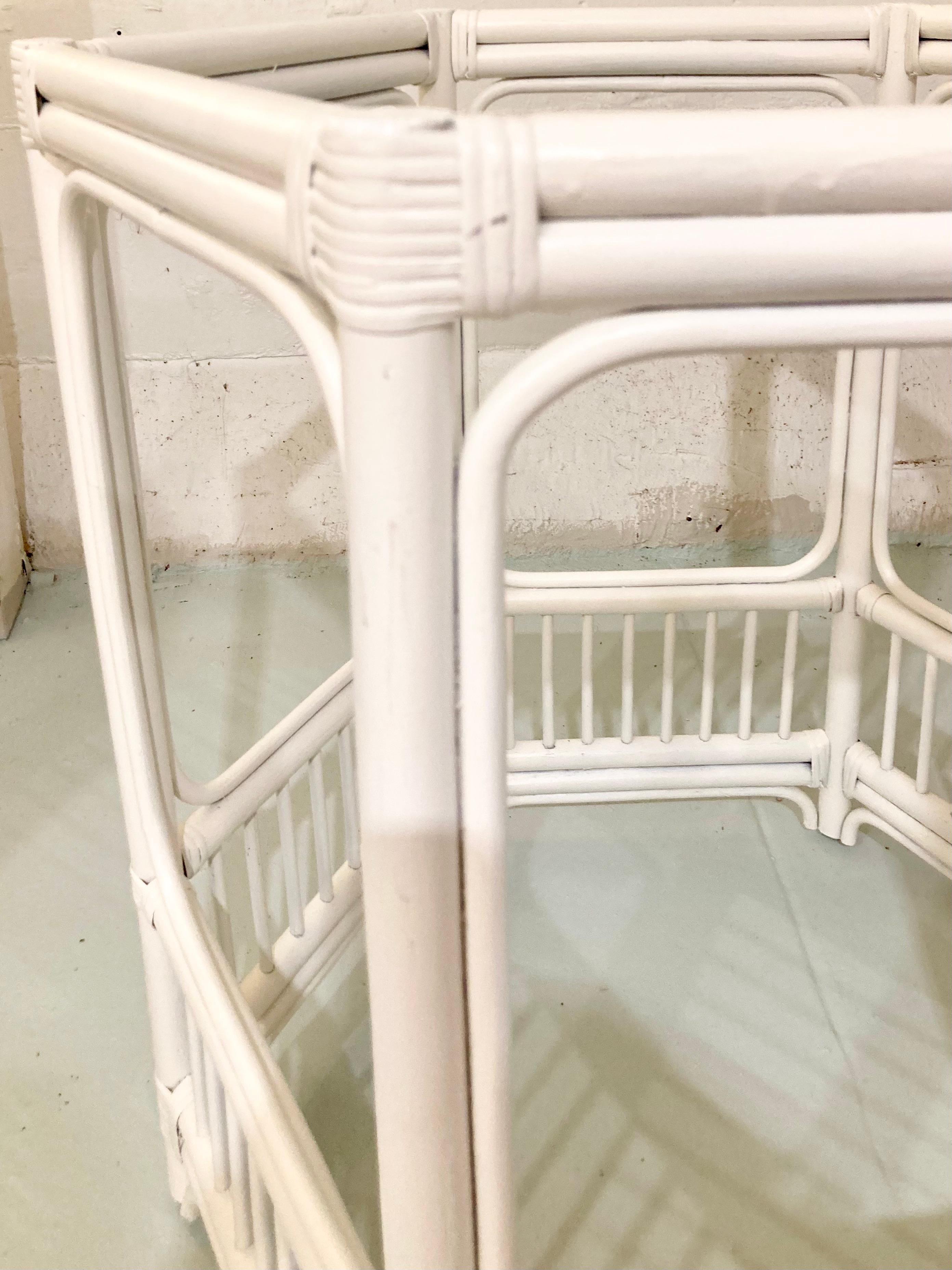 Ficks Reed Rattan Dining Table Base Only For Sale 3