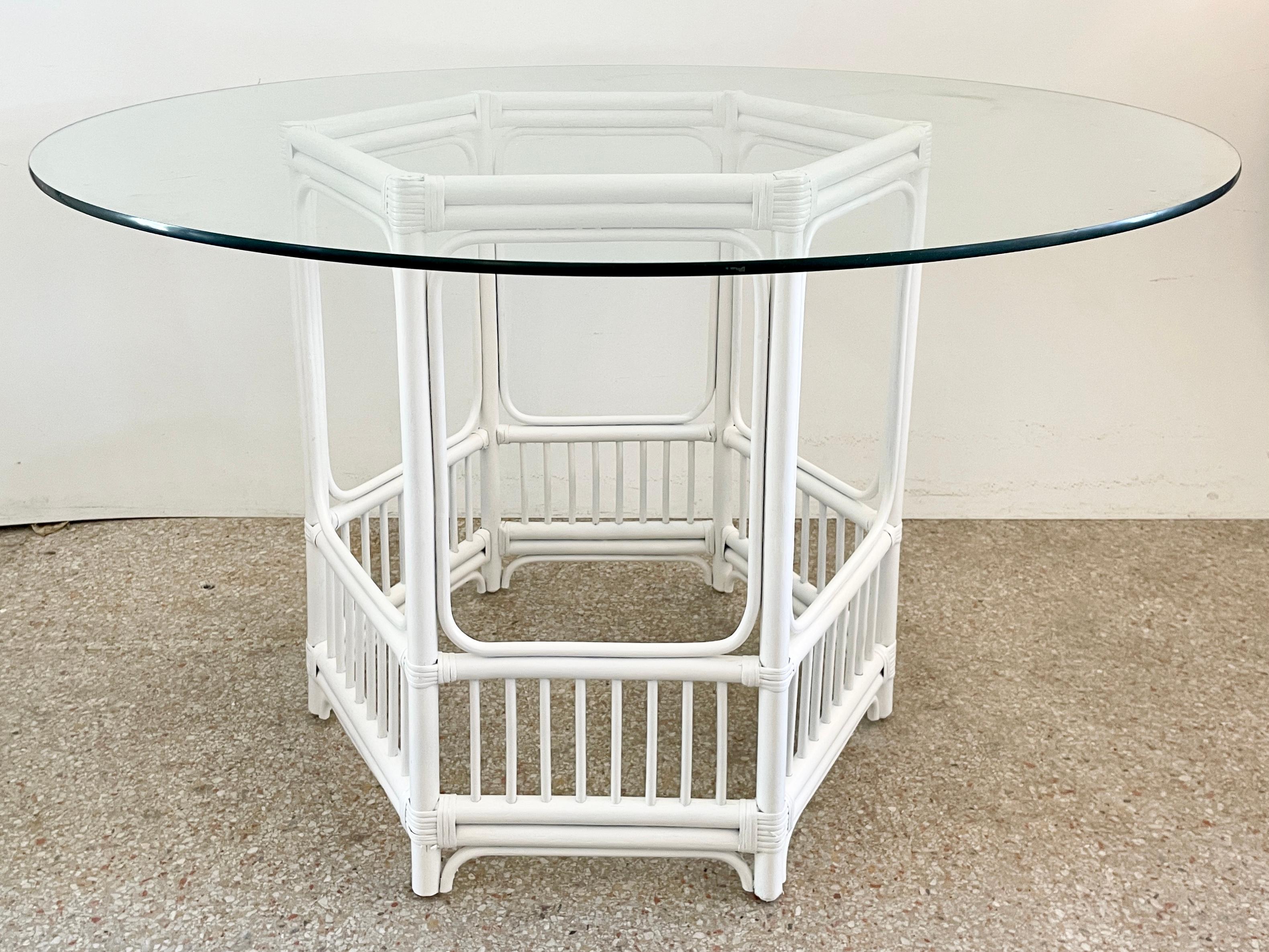 reeded table base