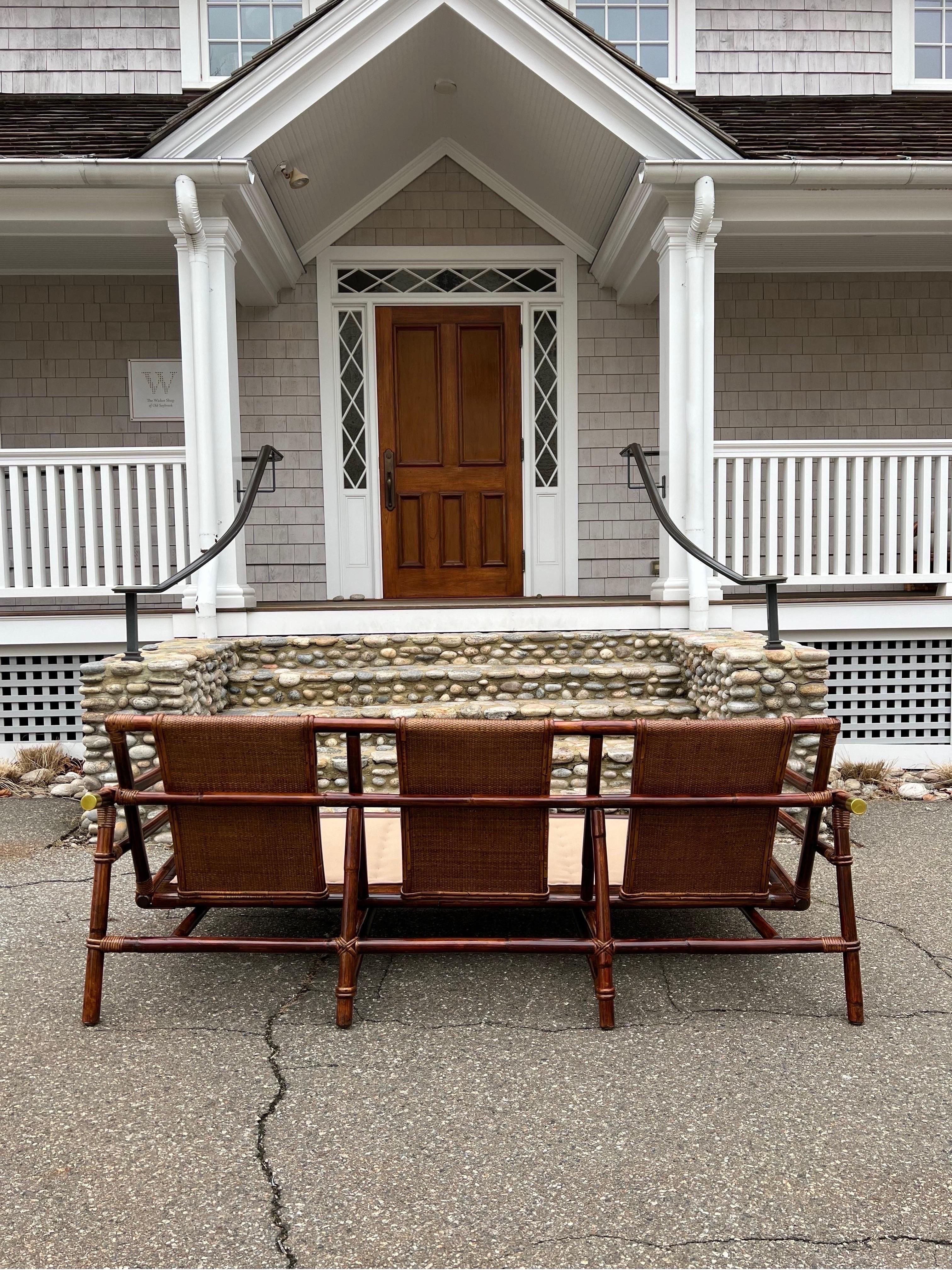 Ficks Reed Rattan Set from Far Horizons Collection In Good Condition For Sale In Old Saybrook, CT