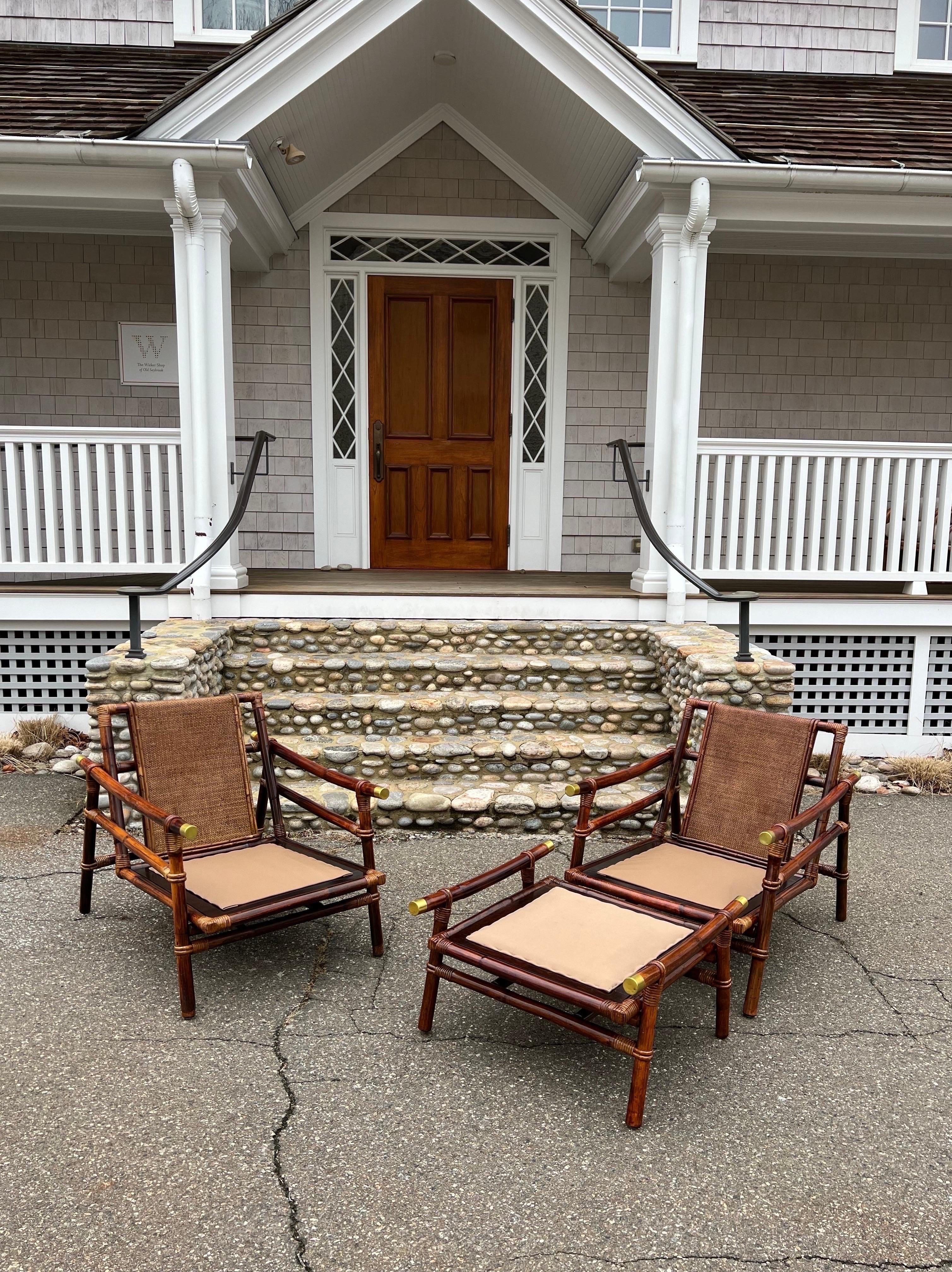Mid-20th Century Ficks Reed Rattan Set from Far Horizons Collection For Sale