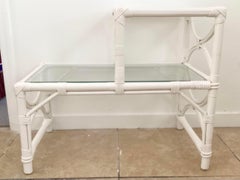 Ficks Reed Rattan Tier Table