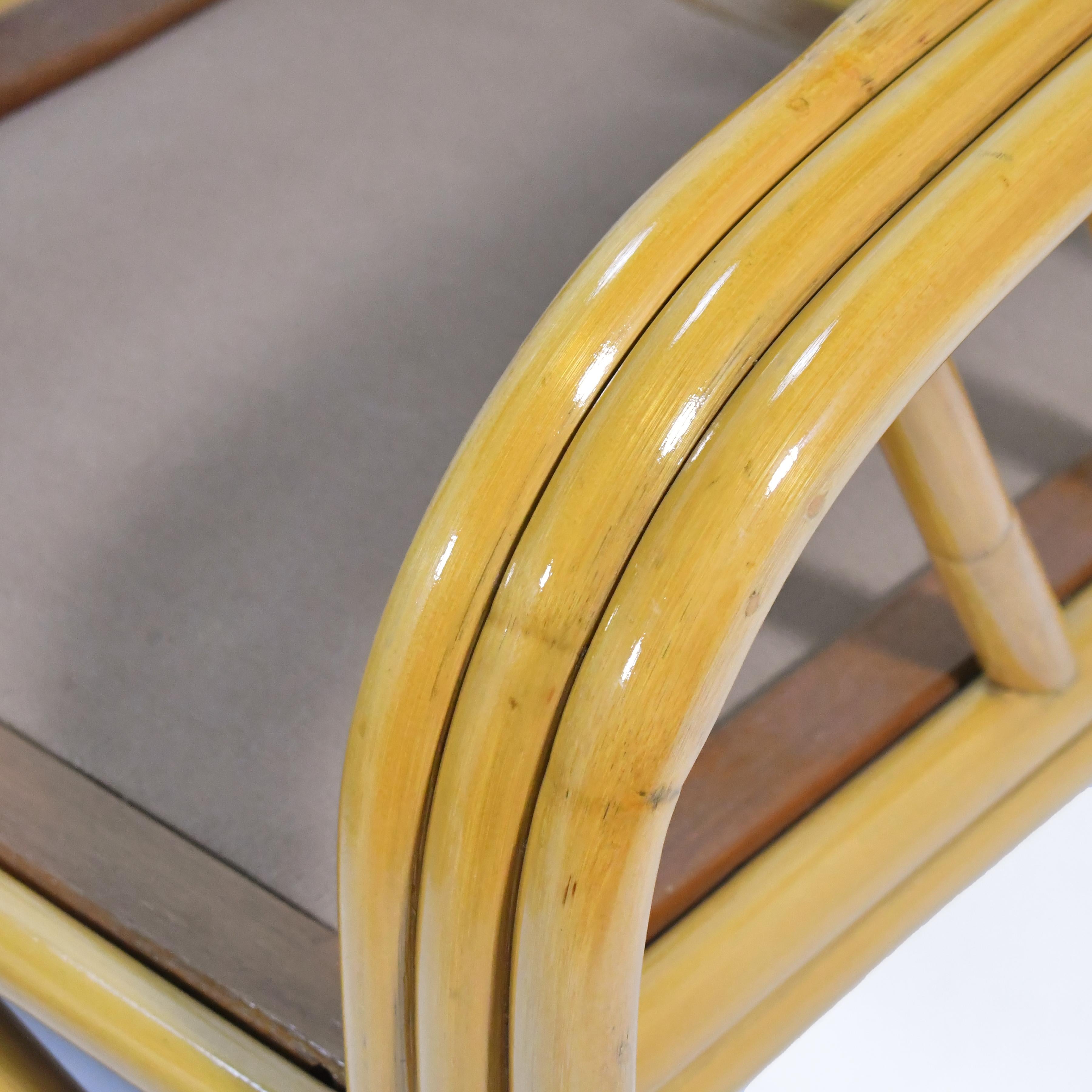 Organique Canapé trois pièces en rotin à trois brins 